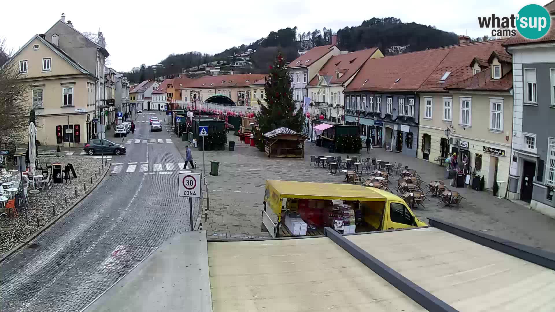 Samobor – Place centrale dédié au roi Tomislav