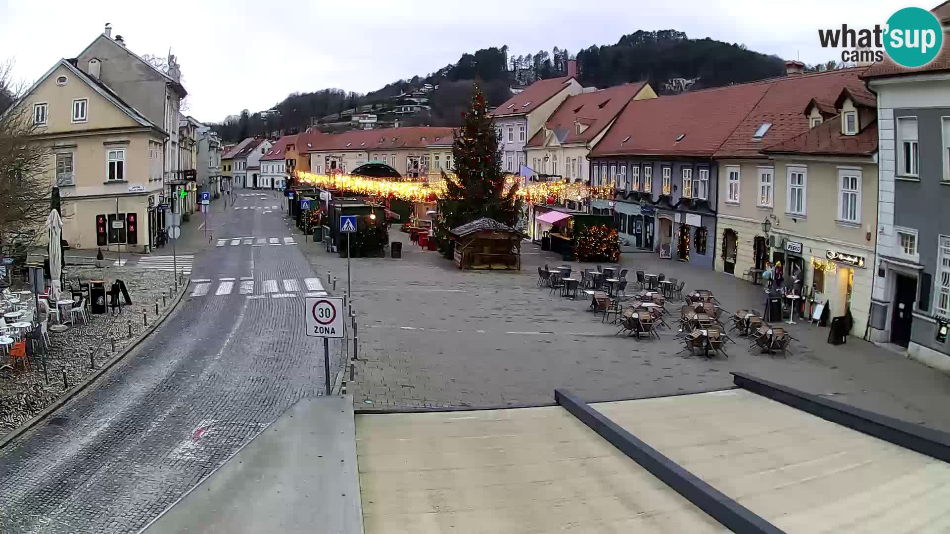 Samobor – Place centrale dédié au roi Tomislav