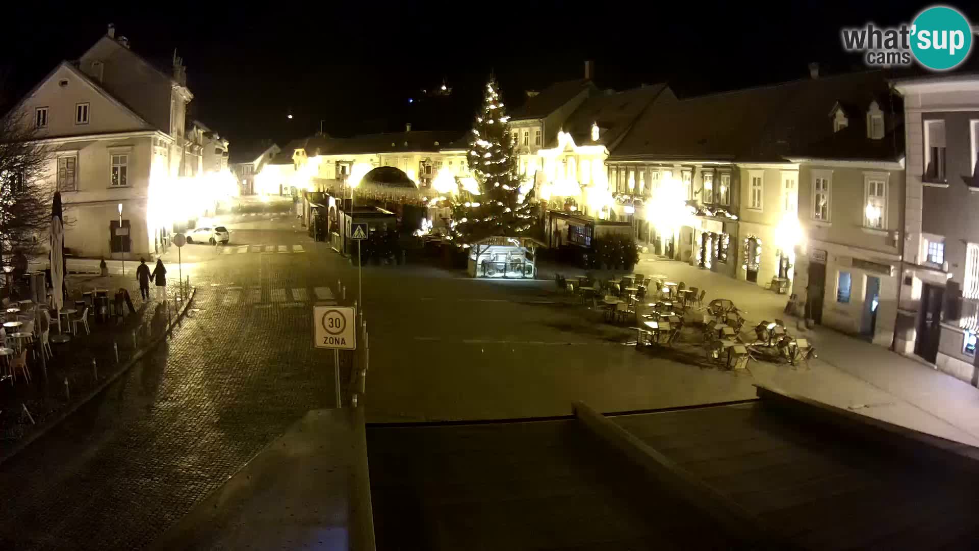 Samobor – Place centrale dédié au roi Tomislav