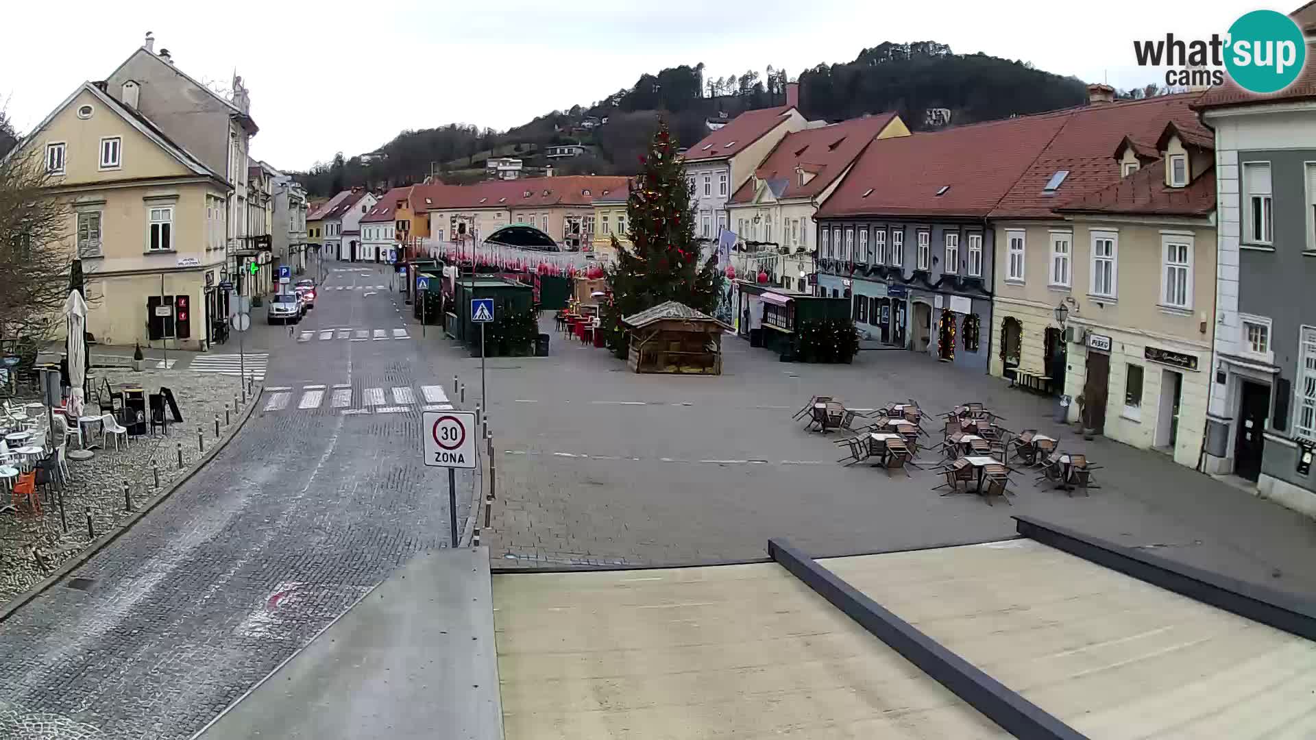 Samobor – Place centrale dédié au roi Tomislav