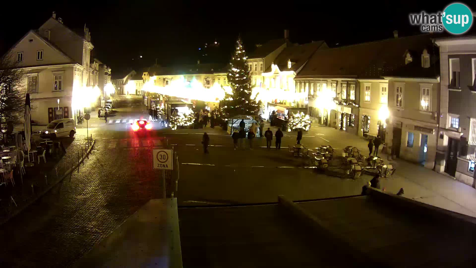 Samobor – Place centrale dédié au roi Tomislav