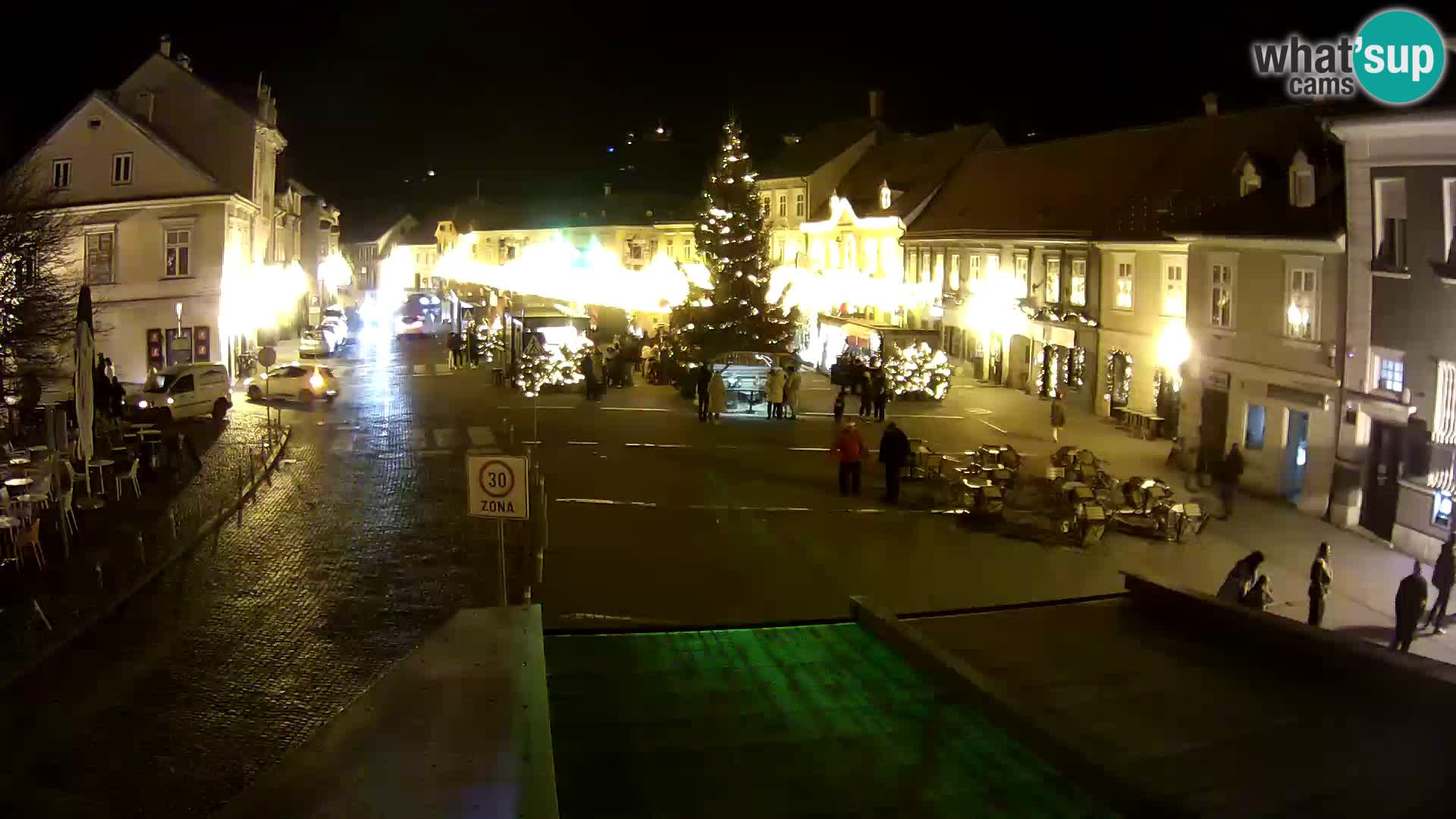 Samobor – Place centrale dédié au roi Tomislav