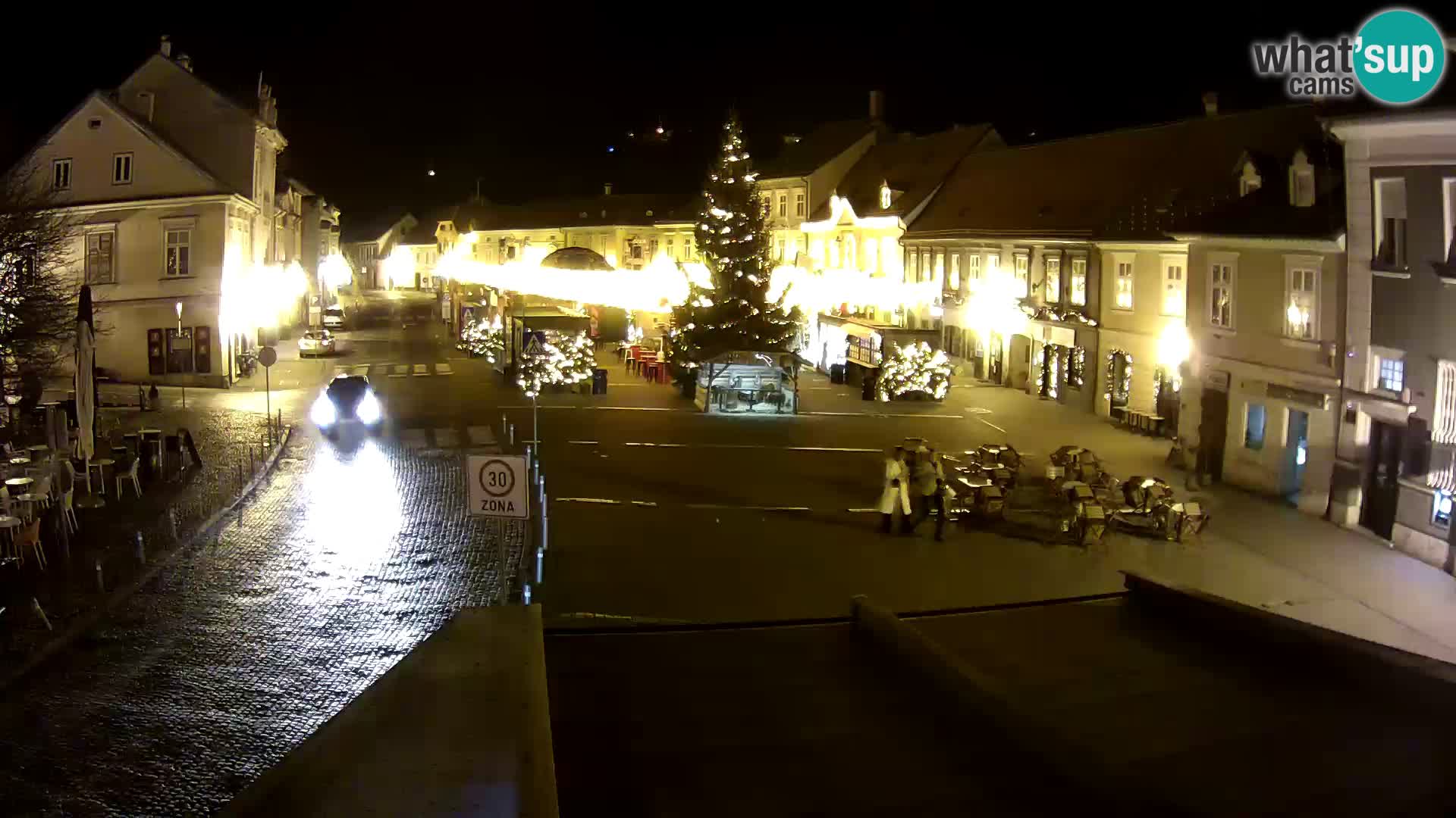 Samobor – Place centrale dédié au roi Tomislav