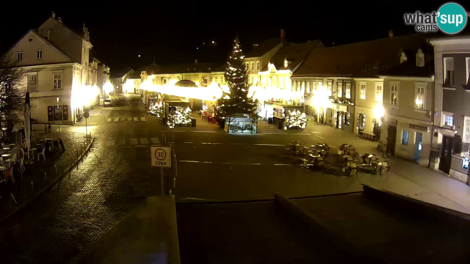 Samobor – Place centrale dédié au roi Tomislav