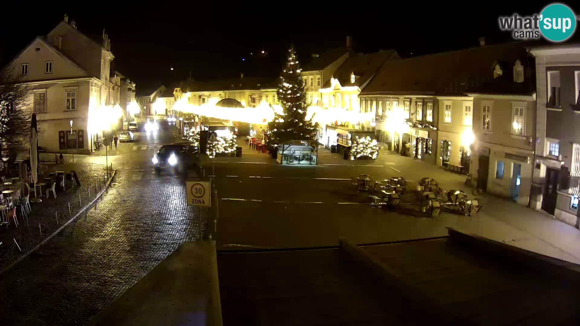 Samobor – Place centrale dédié au roi Tomislav