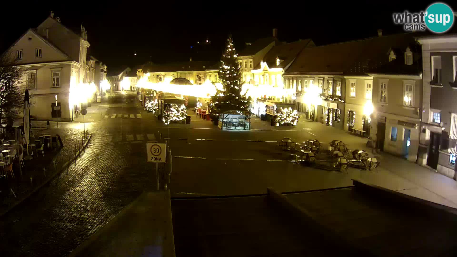 Samobor – Place centrale dédié au roi Tomislav