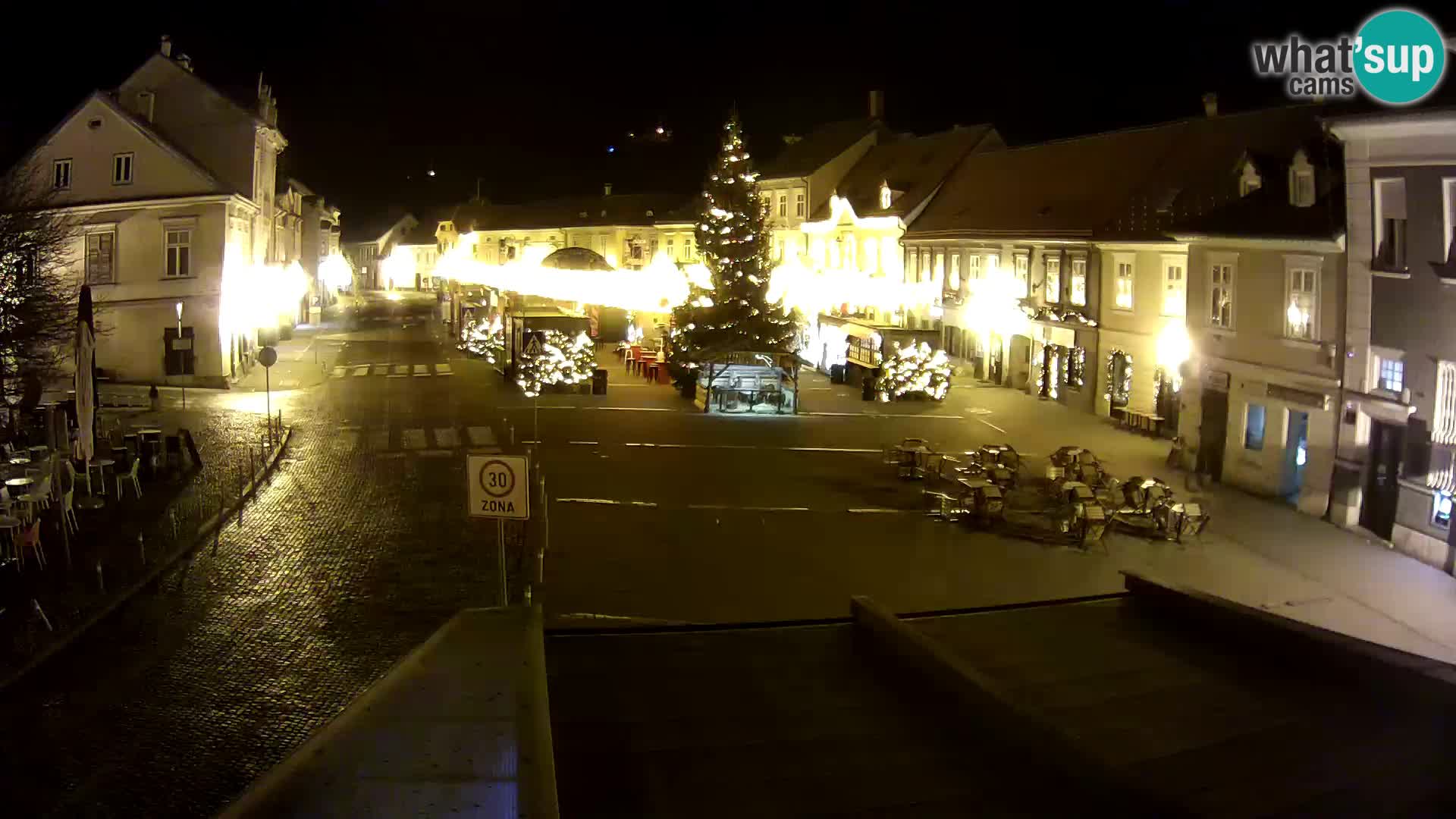 Samobor – Place centrale dédié au roi Tomislav