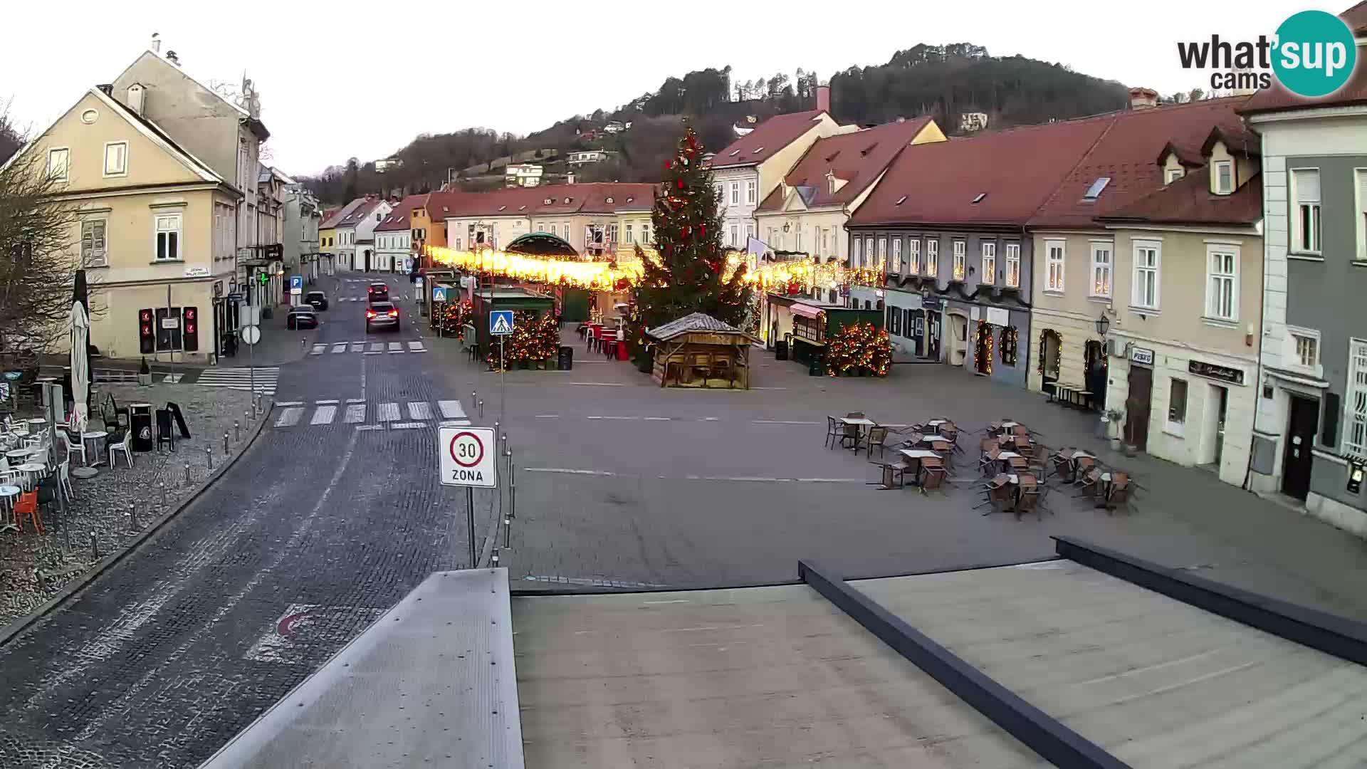 Samobor – Place centrale dédié au roi Tomislav