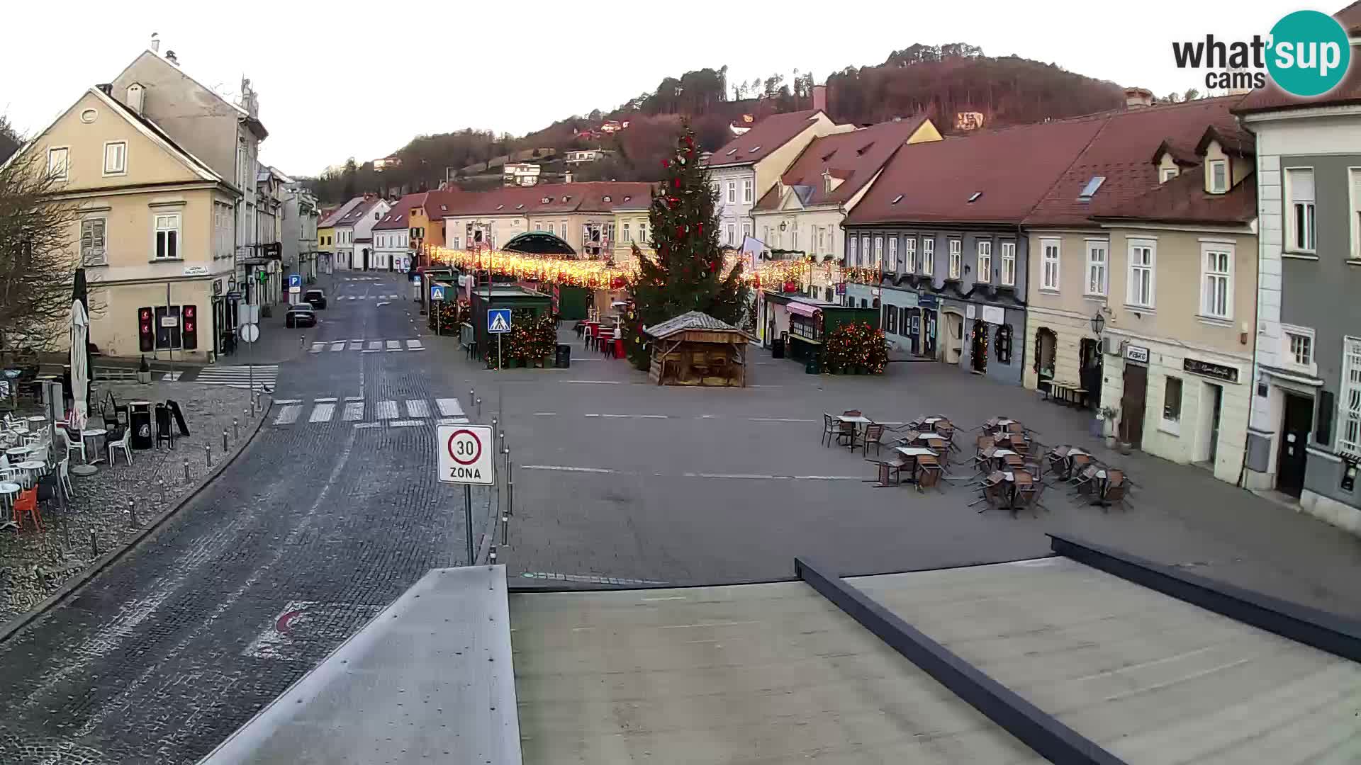 Samobor – Place centrale dédié au roi Tomislav