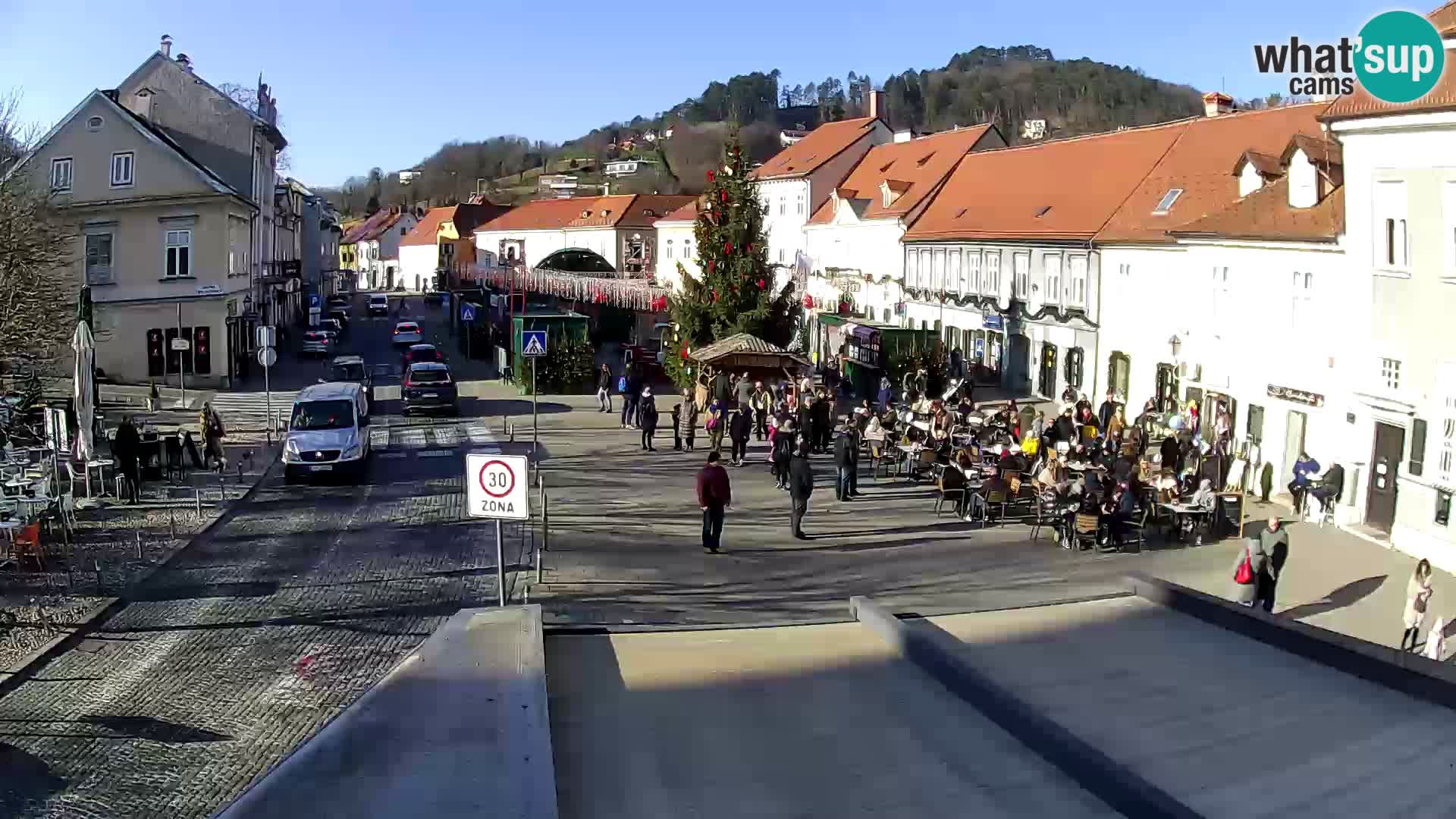 Samobor – Place centrale dédié au roi Tomislav