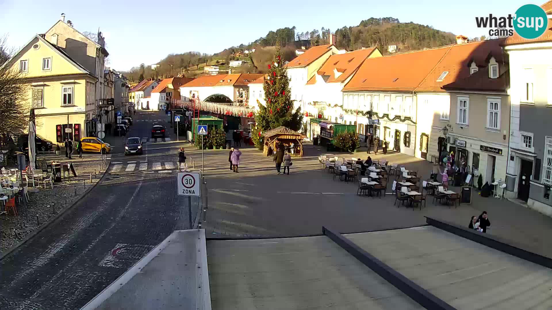 Samobor – Place centrale dédié au roi Tomislav