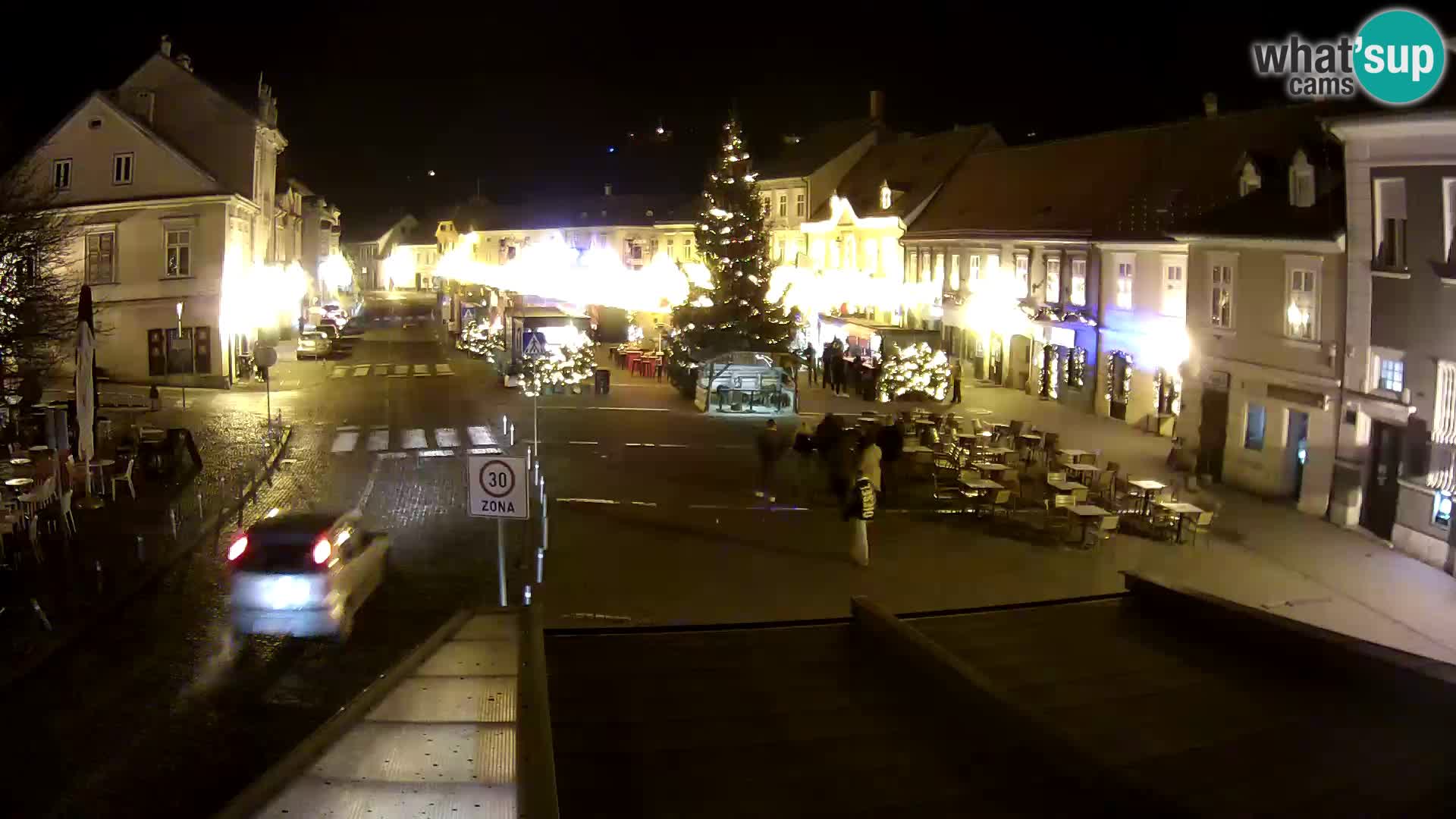 Samobor – Place centrale dédié au roi Tomislav