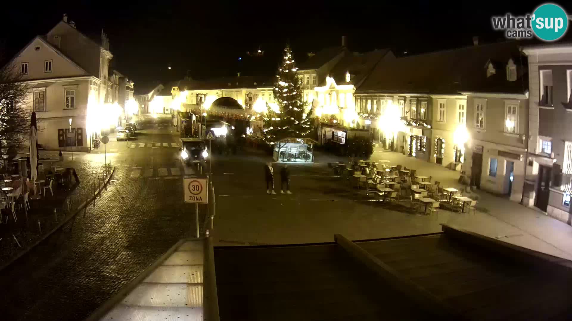 Samobor – Place centrale dédié au roi Tomislav