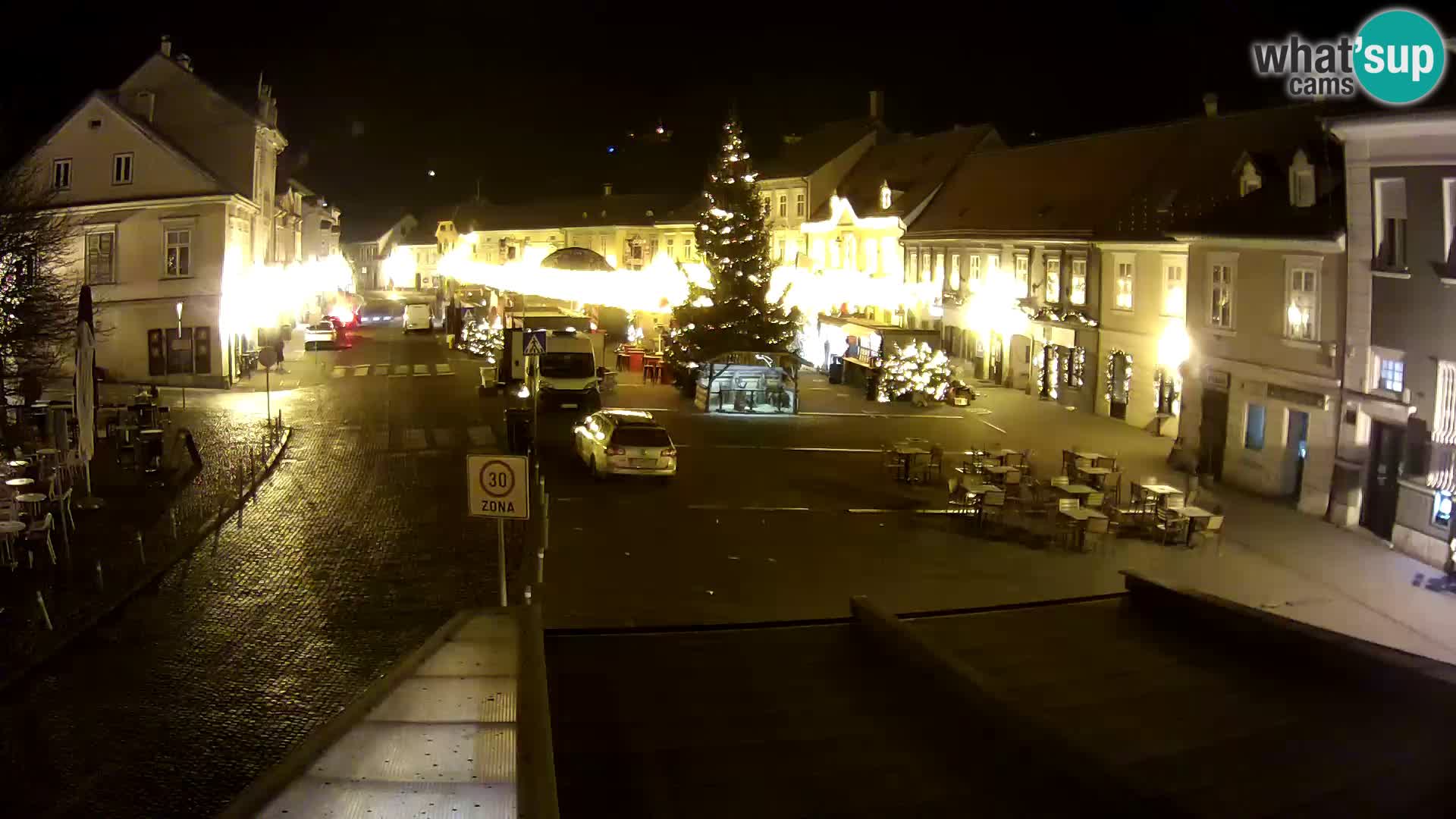 Samobor – Place centrale dédié au roi Tomislav