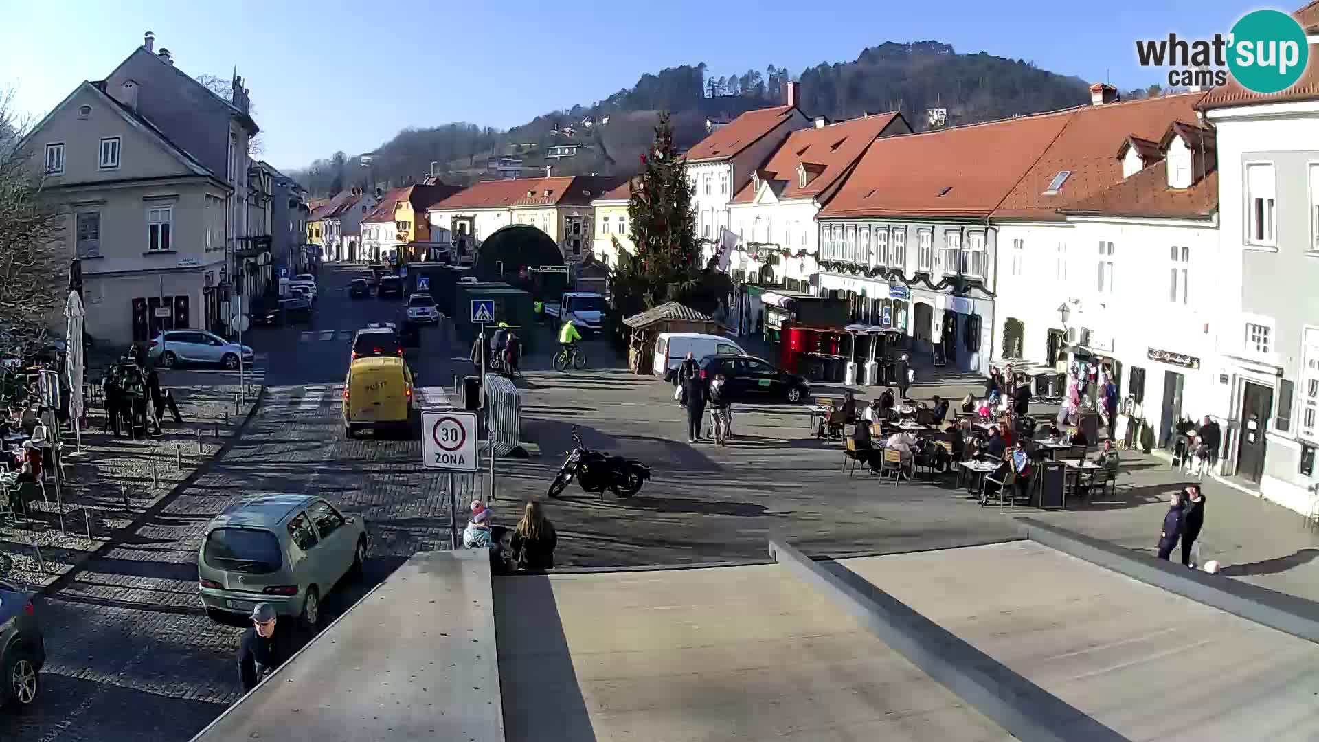 Samobor – Place centrale dédié au roi Tomislav