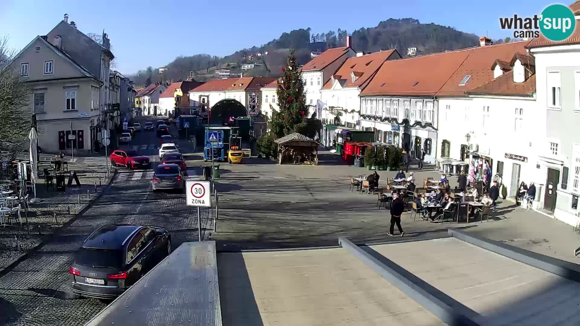 Samobor – Place centrale dédié au roi Tomislav