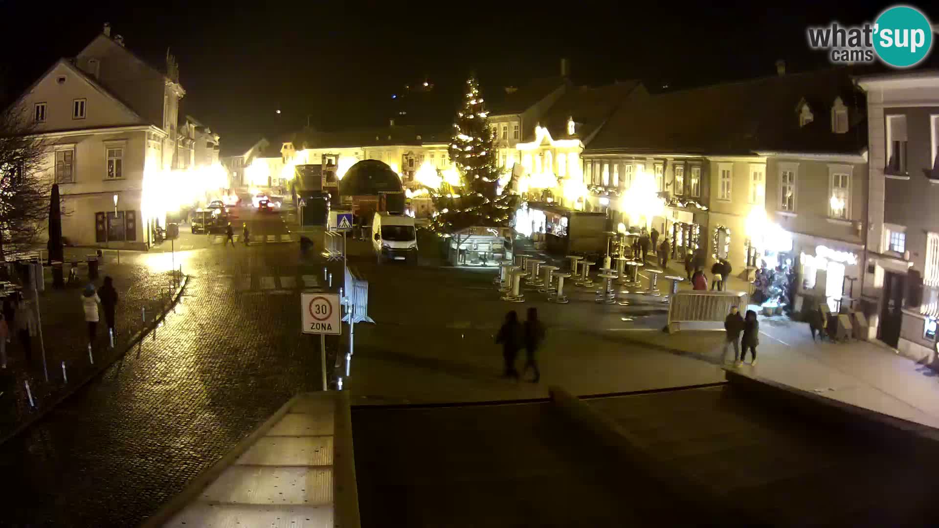 Samobor – Place centrale dédié au roi Tomislav