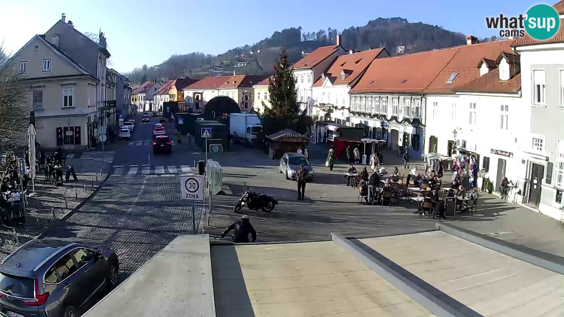 Samobor – Place centrale dédié au roi Tomislav