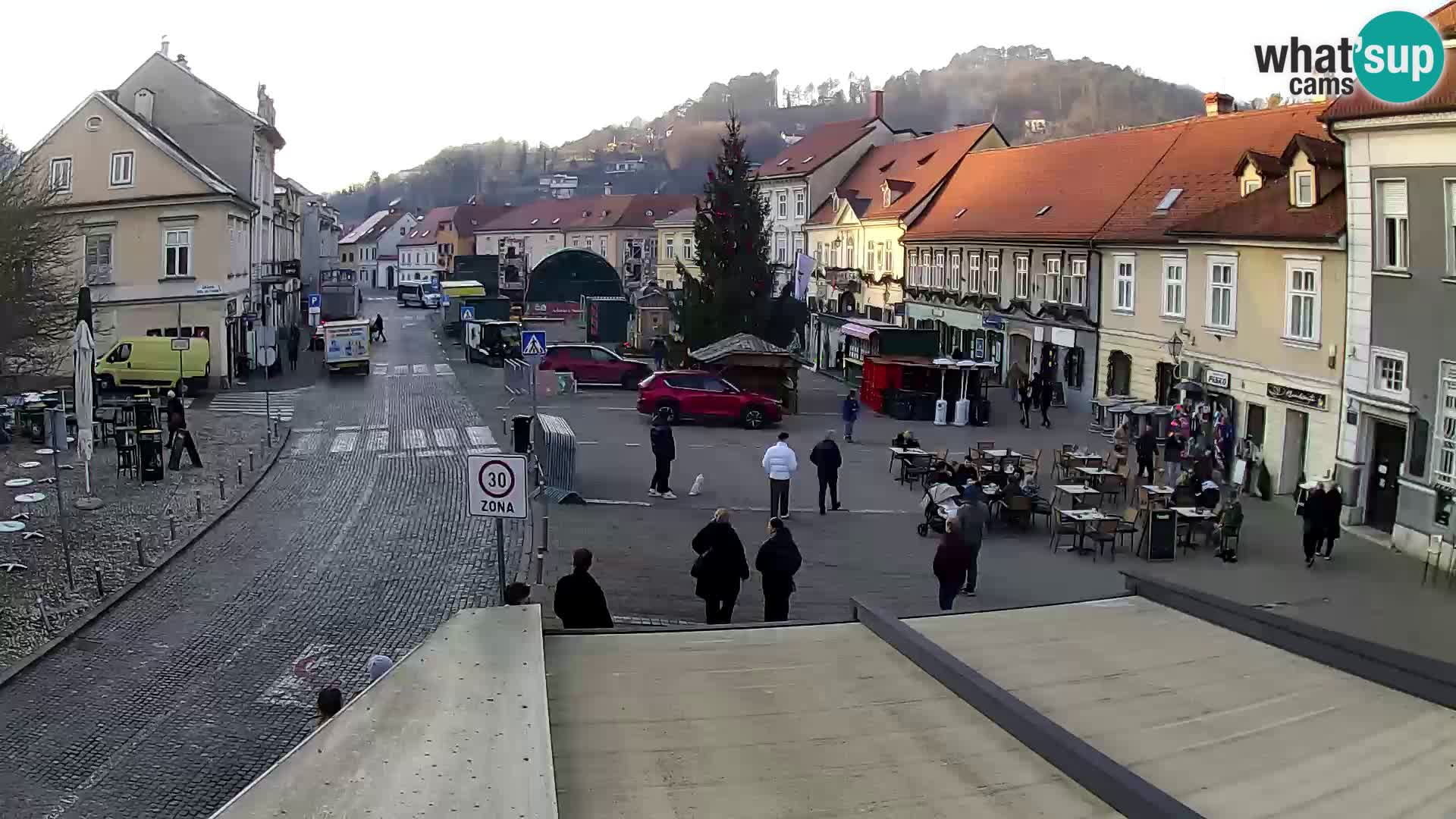 Samobor – Place centrale dédié au roi Tomislav