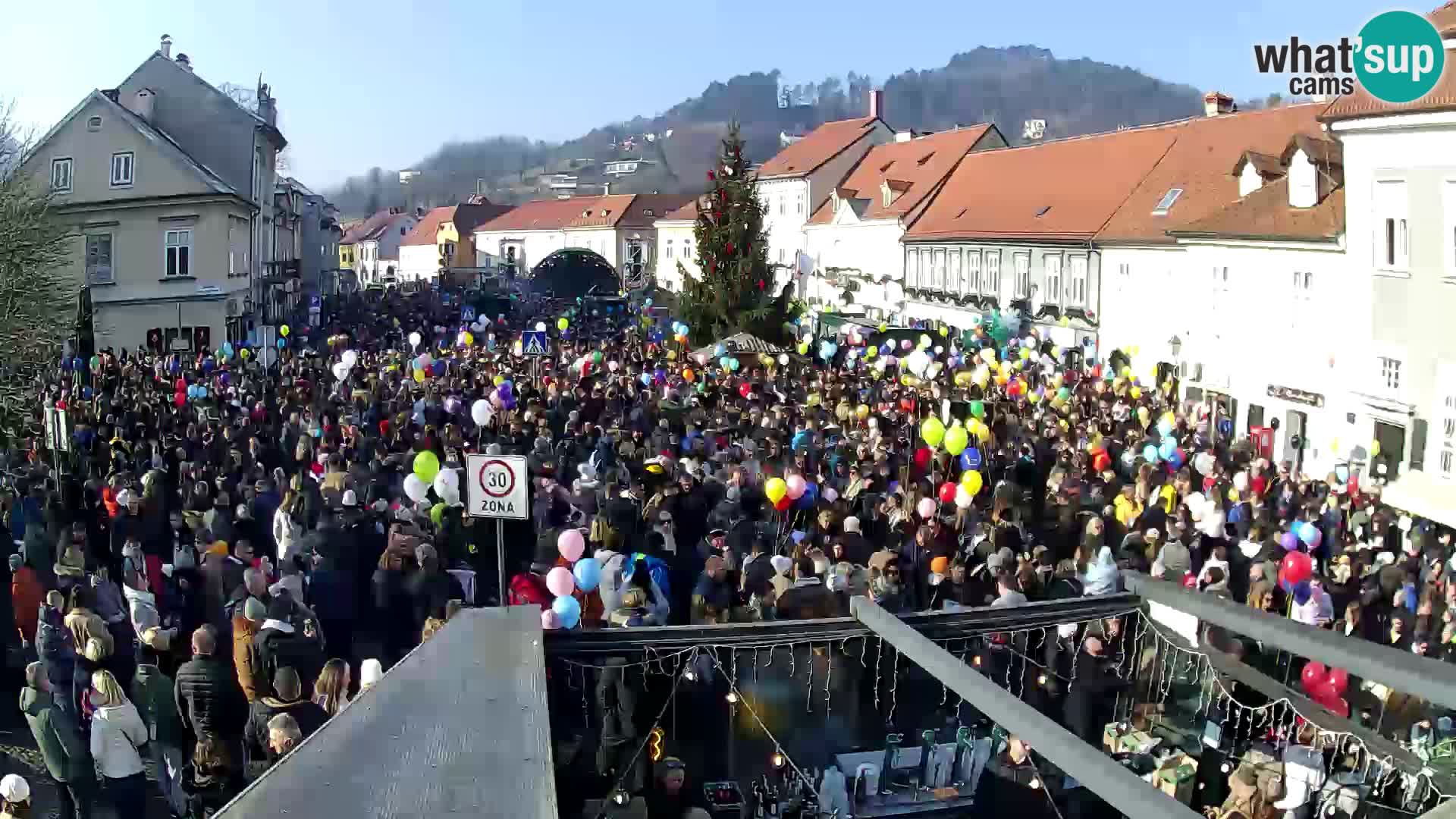 Samobor – Place centrale dédié au roi Tomislav