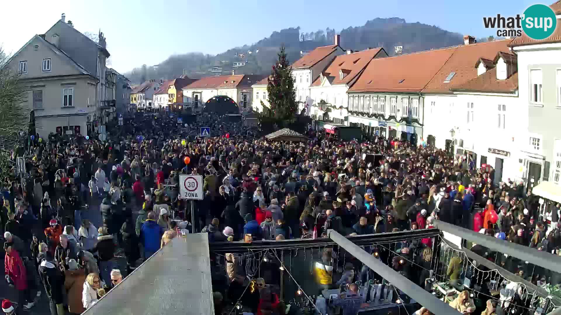 Samobor – Place centrale dédié au roi Tomislav