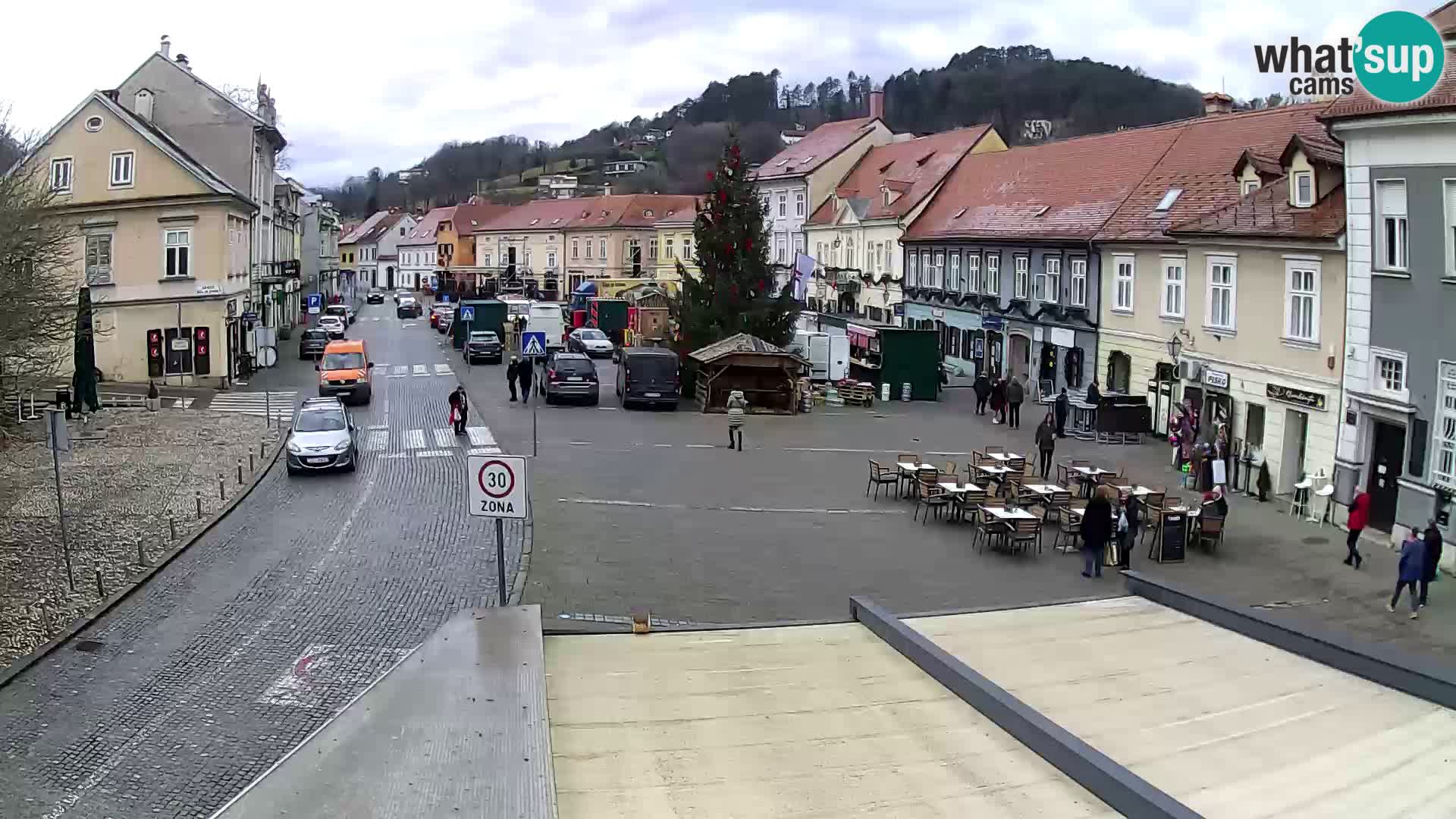 Samobor – Place centrale dédié au roi Tomislav