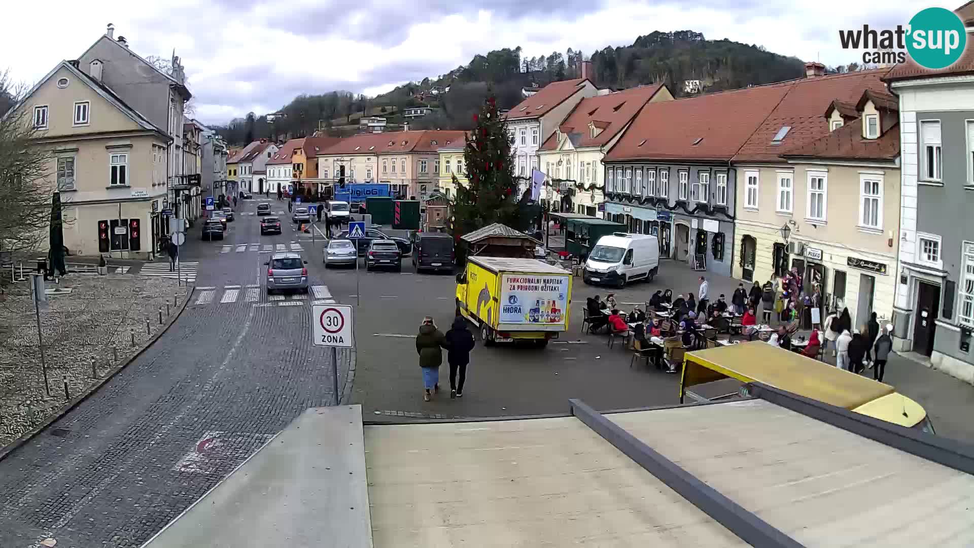 Samobor – Place centrale dédié au roi Tomislav