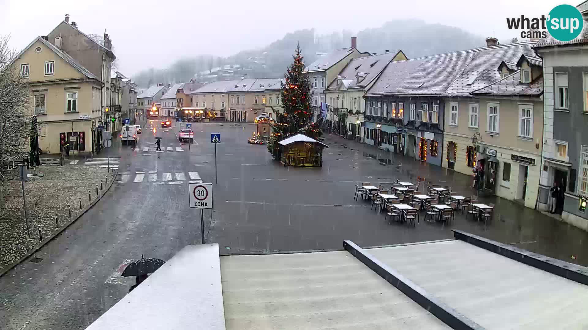 Samobor – Place centrale dédié au roi Tomislav