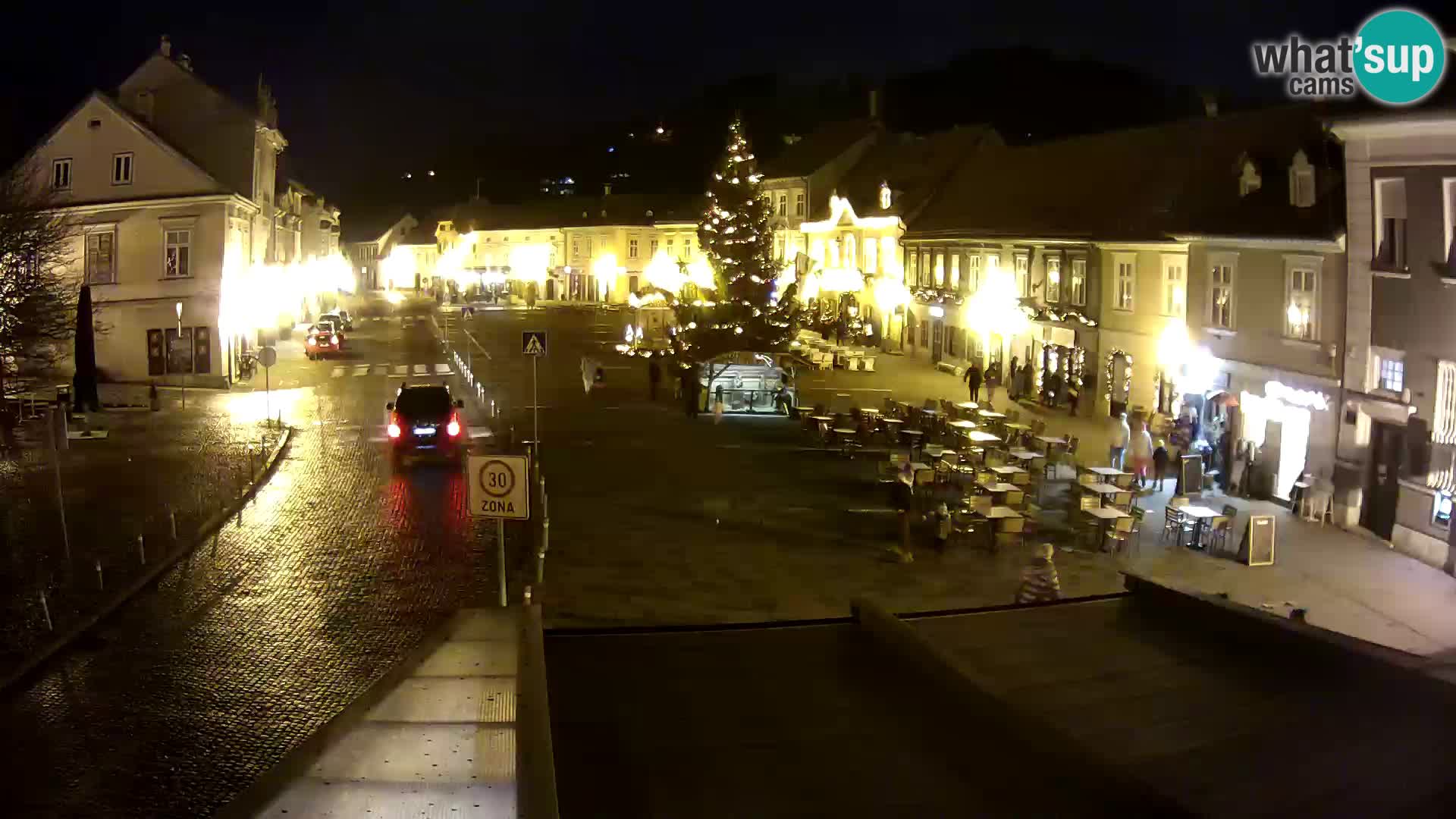 Samobor – Place centrale dédié au roi Tomislav