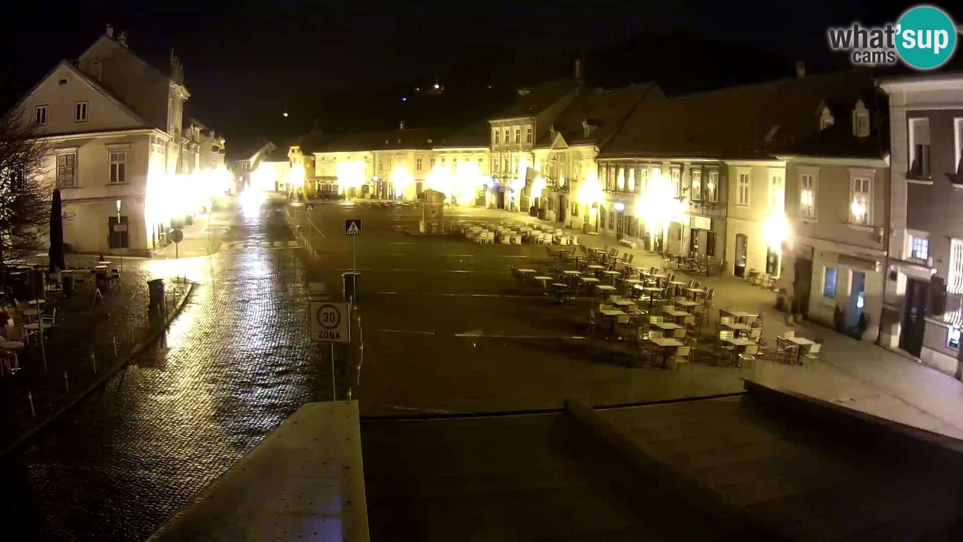 Samobor – Place centrale dédié au roi Tomislav