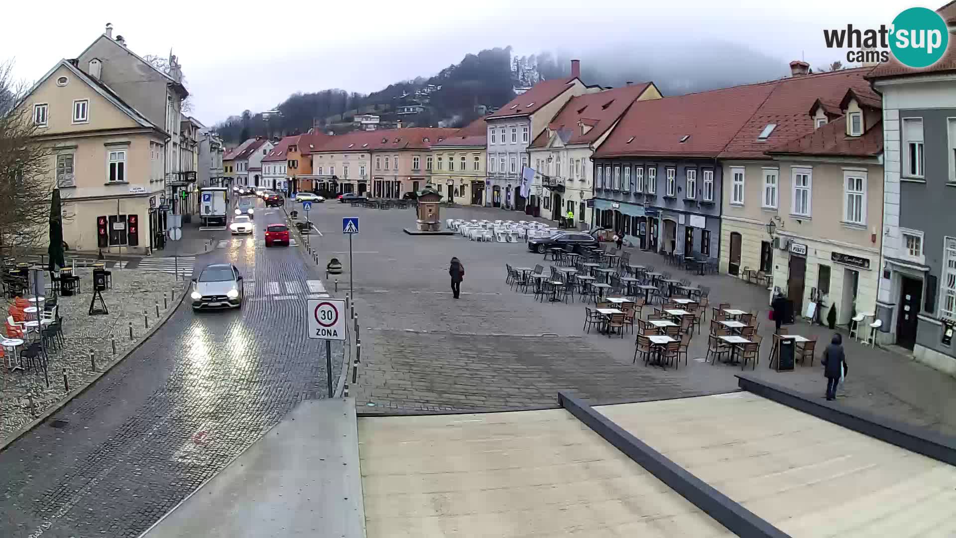 Samobor – Place centrale dédié au roi Tomislav