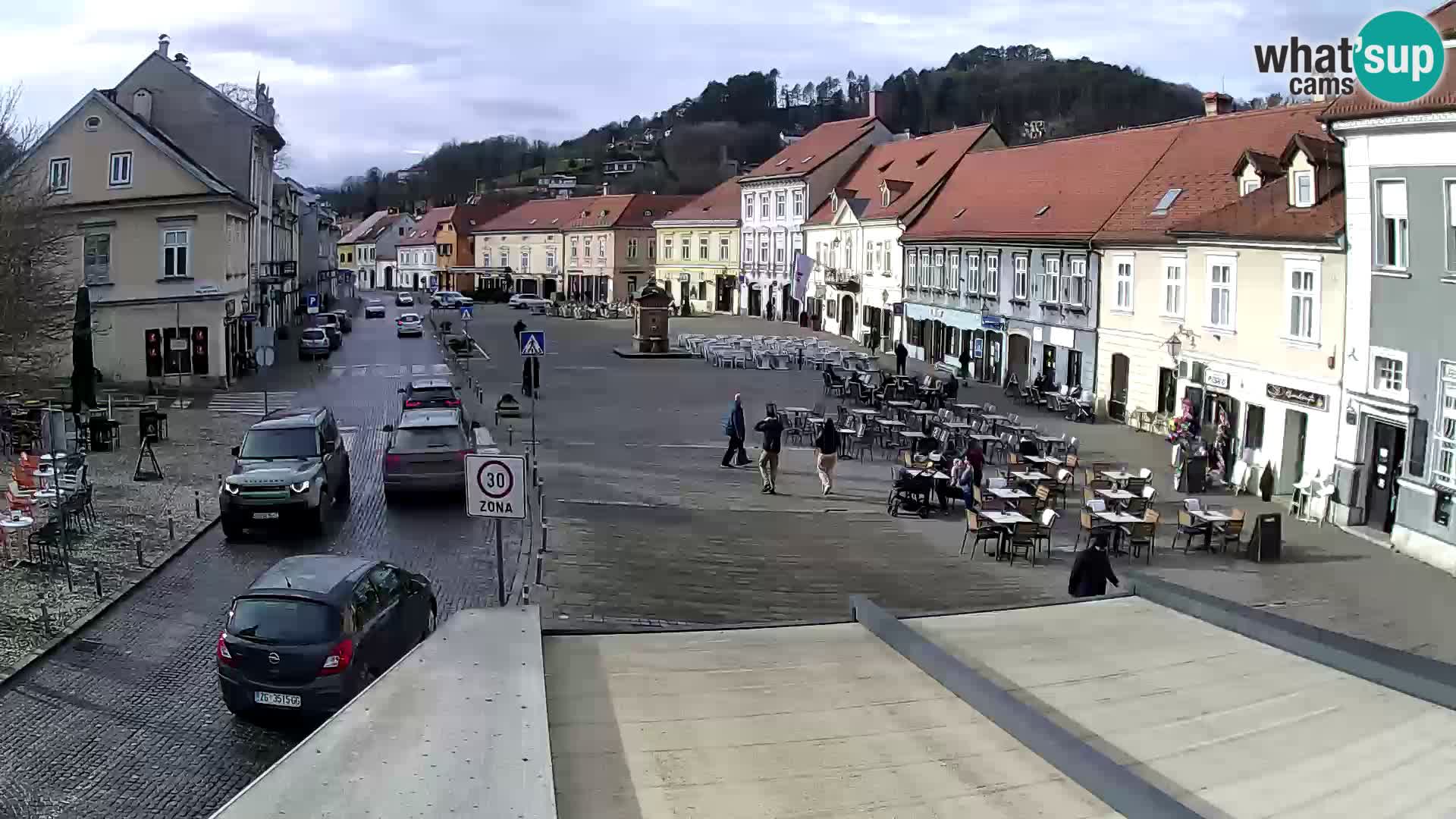 Samobor – Place centrale dédié au roi Tomislav