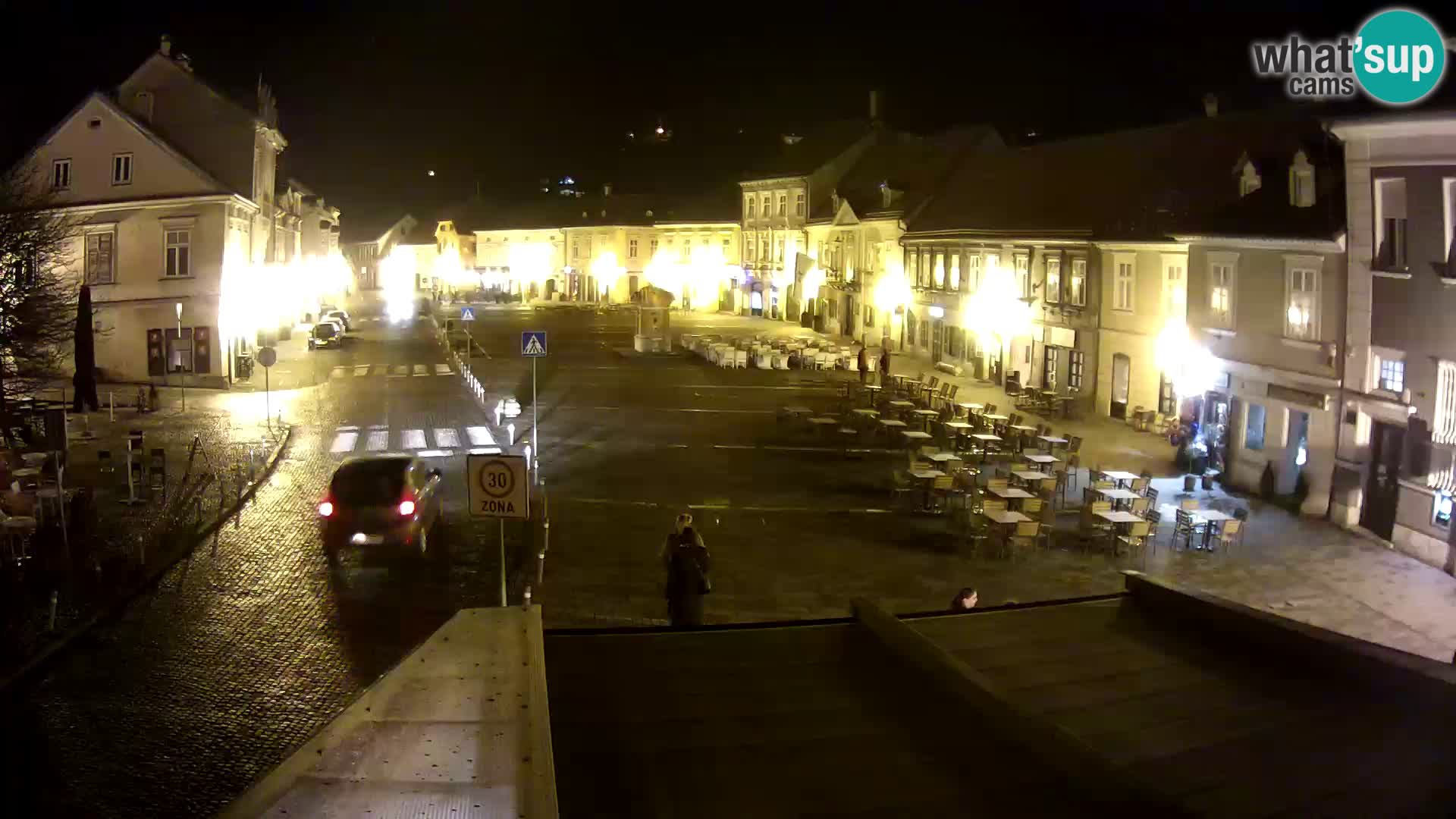 Samobor – Place centrale dédié au roi Tomislav