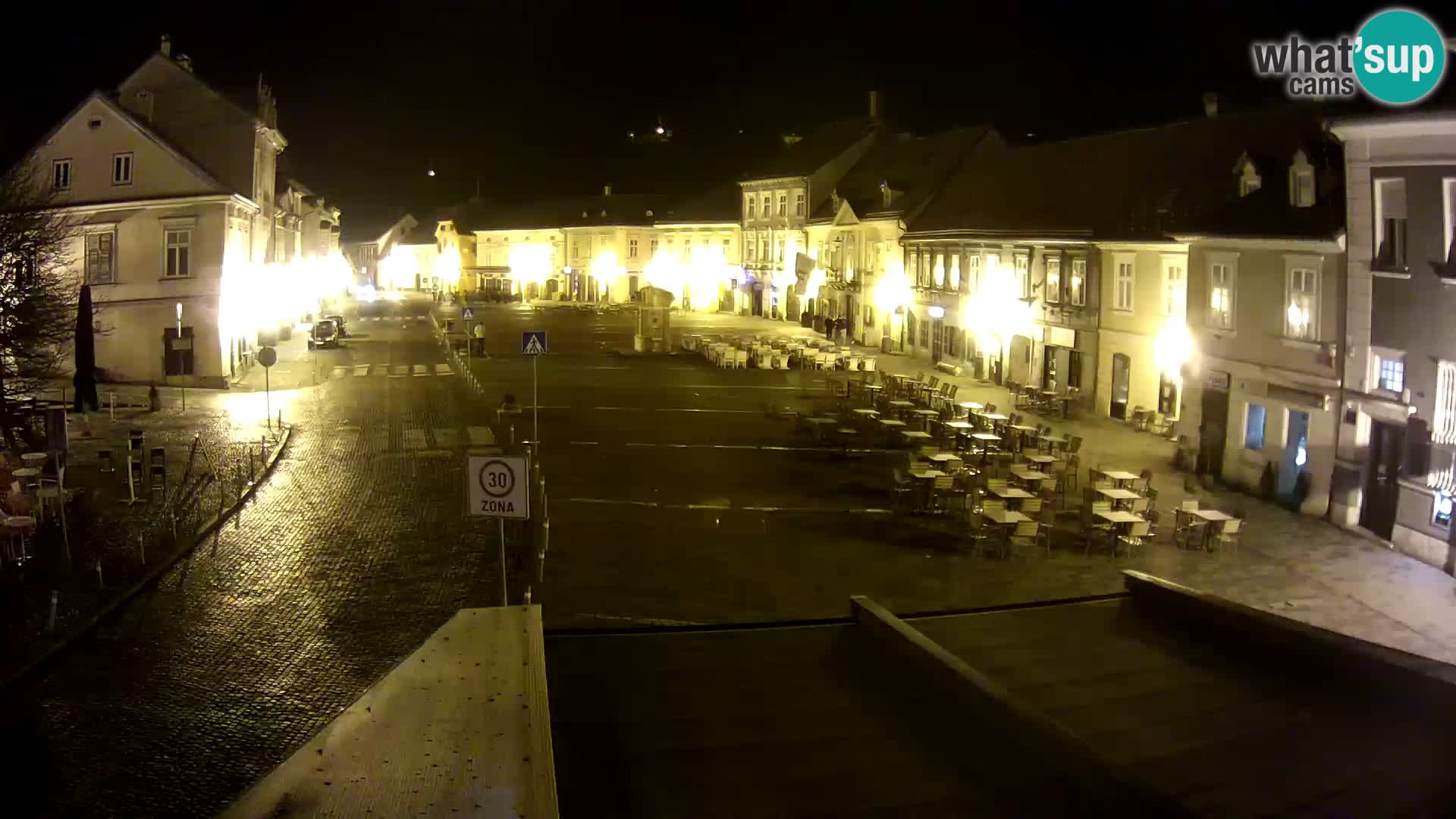 Samobor – Place centrale dédié au roi Tomislav