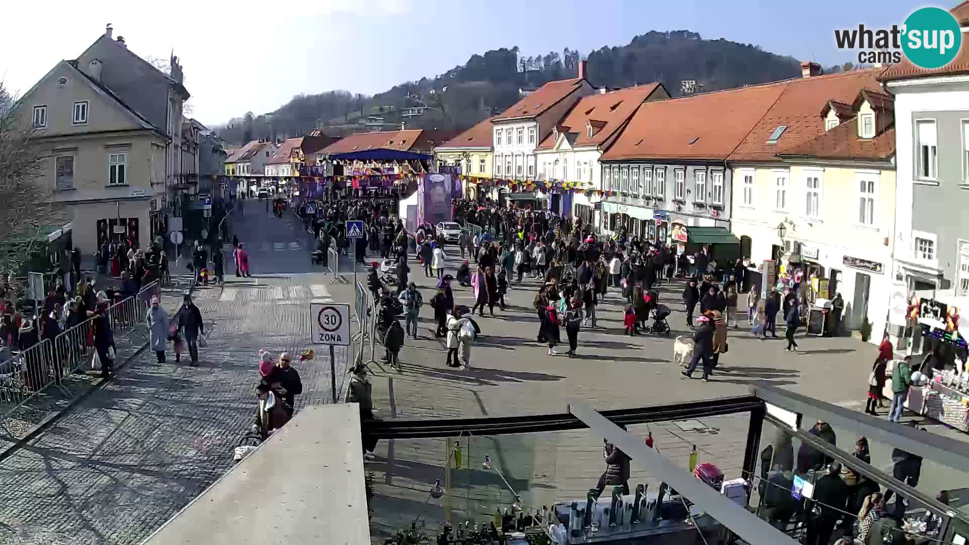 Samobor – Place centrale dédié au roi Tomislav