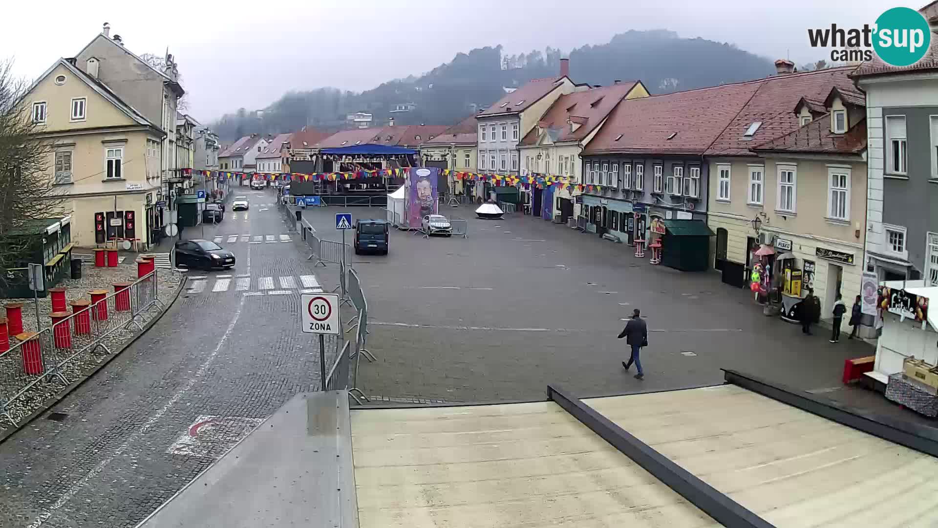 Samobor – Place centrale dédié au roi Tomislav