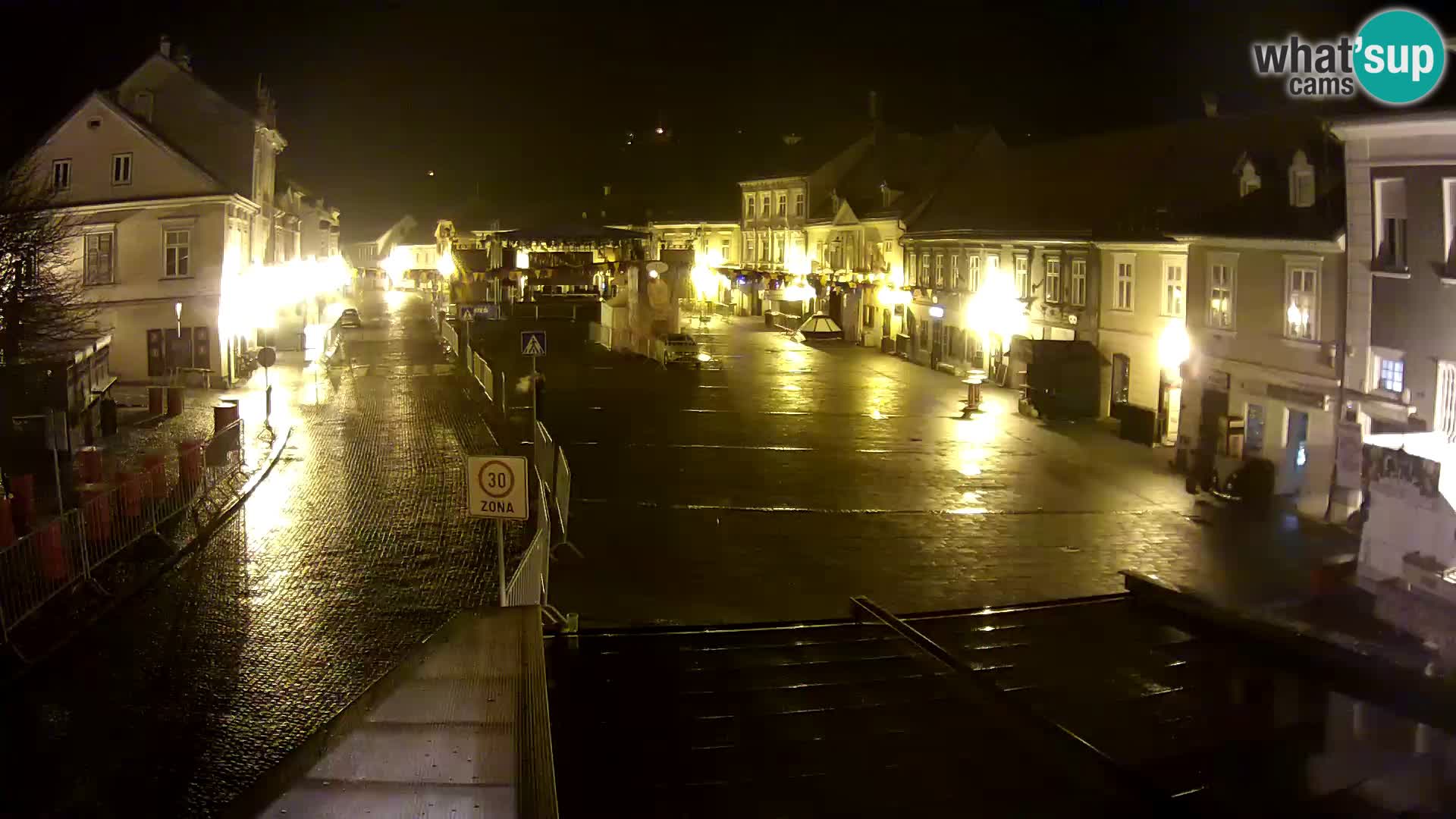 Samobor – Place centrale dédié au roi Tomislav