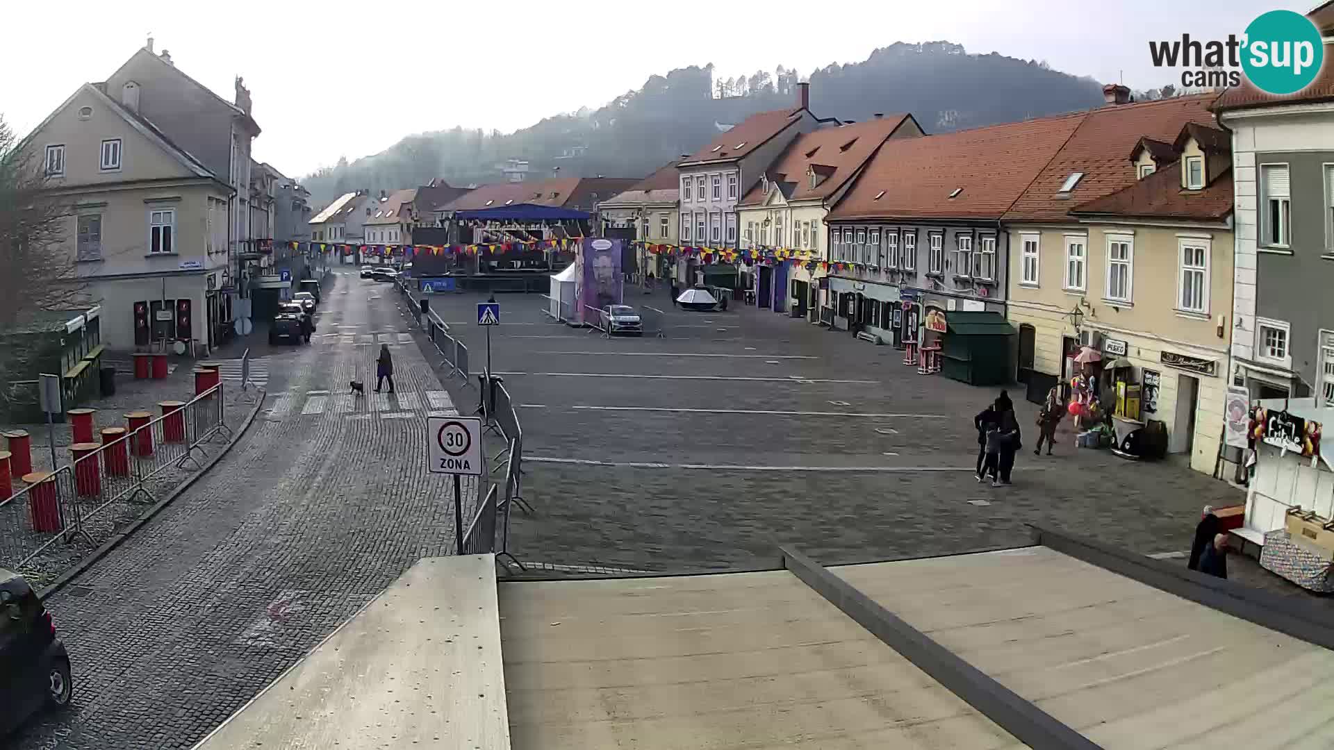 Samobor – Place centrale dédié au roi Tomislav