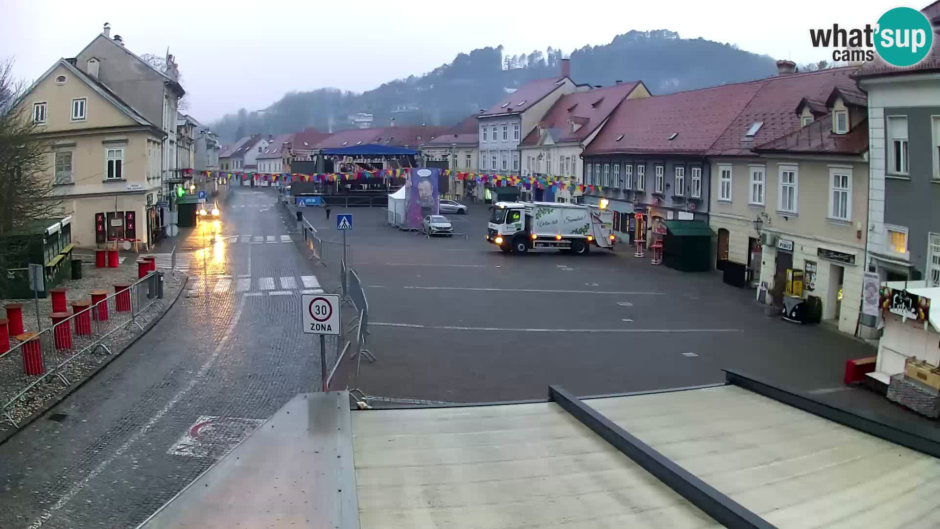 Samobor – Place centrale dédié au roi Tomislav