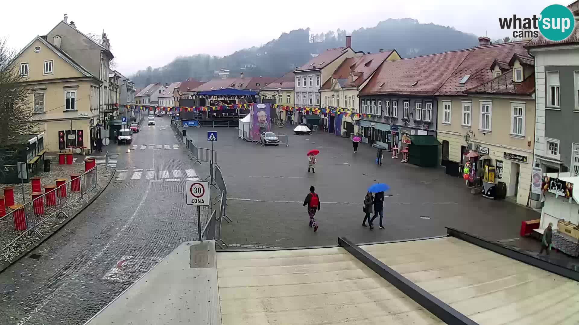 Samobor – Place centrale dédié au roi Tomislav