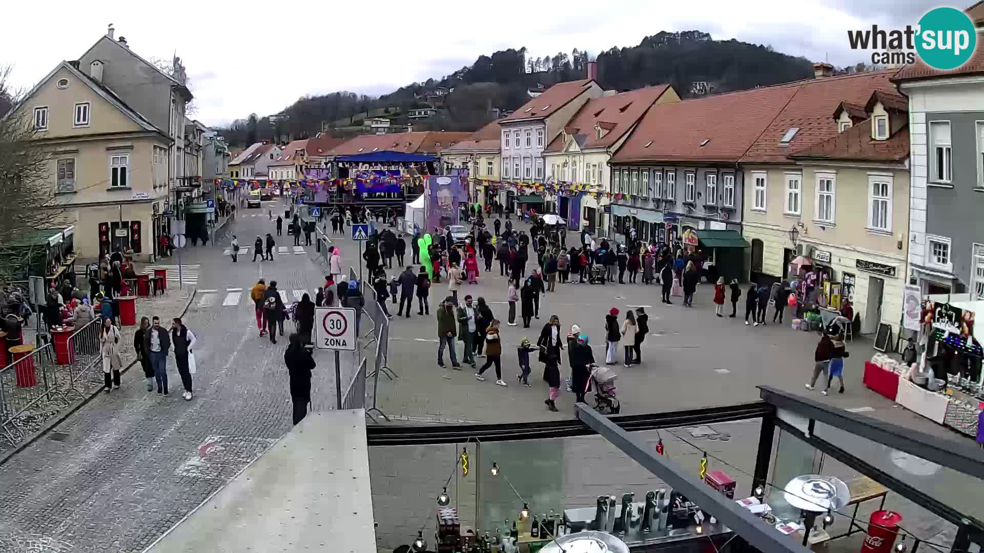 Samobor – Place centrale dédié au roi Tomislav