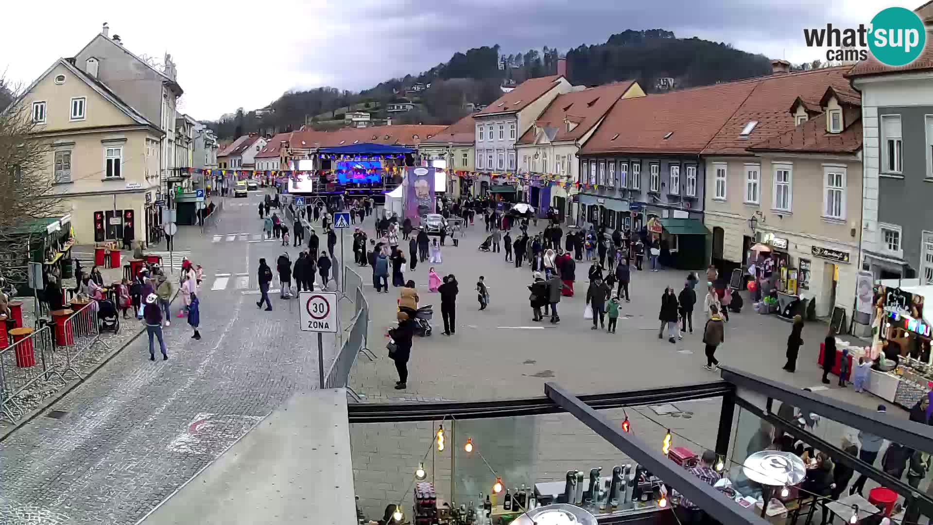 Samobor – Place centrale dédié au roi Tomislav