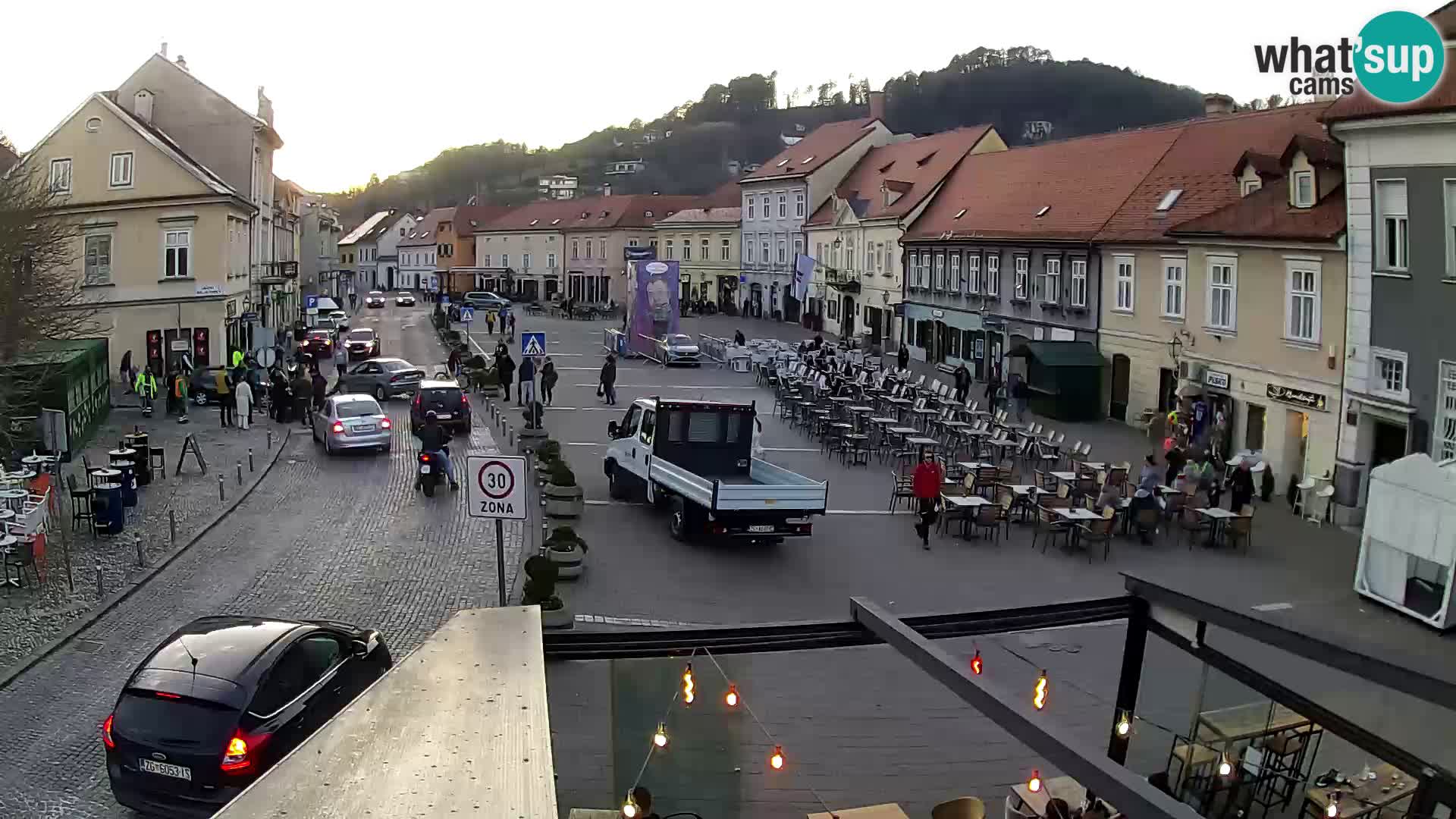 Samobor – Place centrale dédié au roi Tomislav