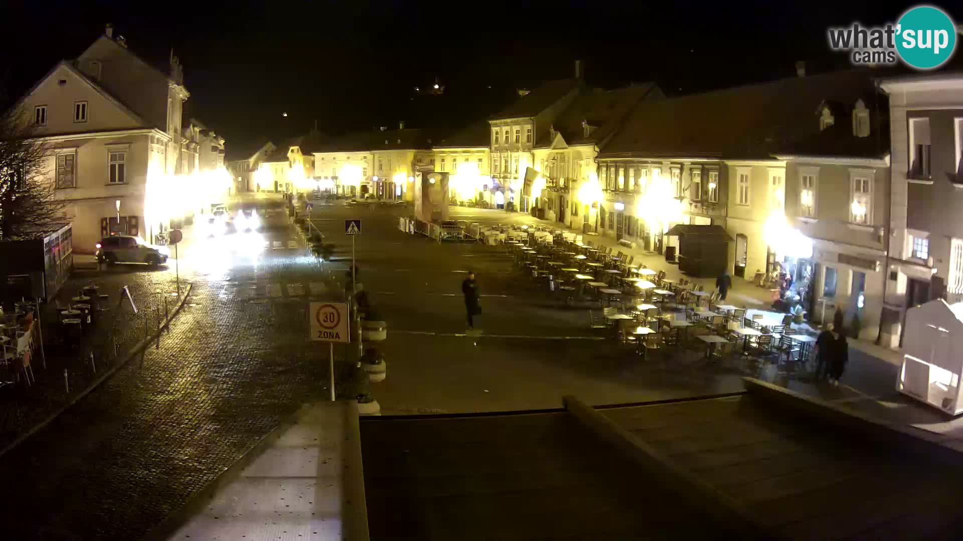 Samobor – Place centrale dédié au roi Tomislav