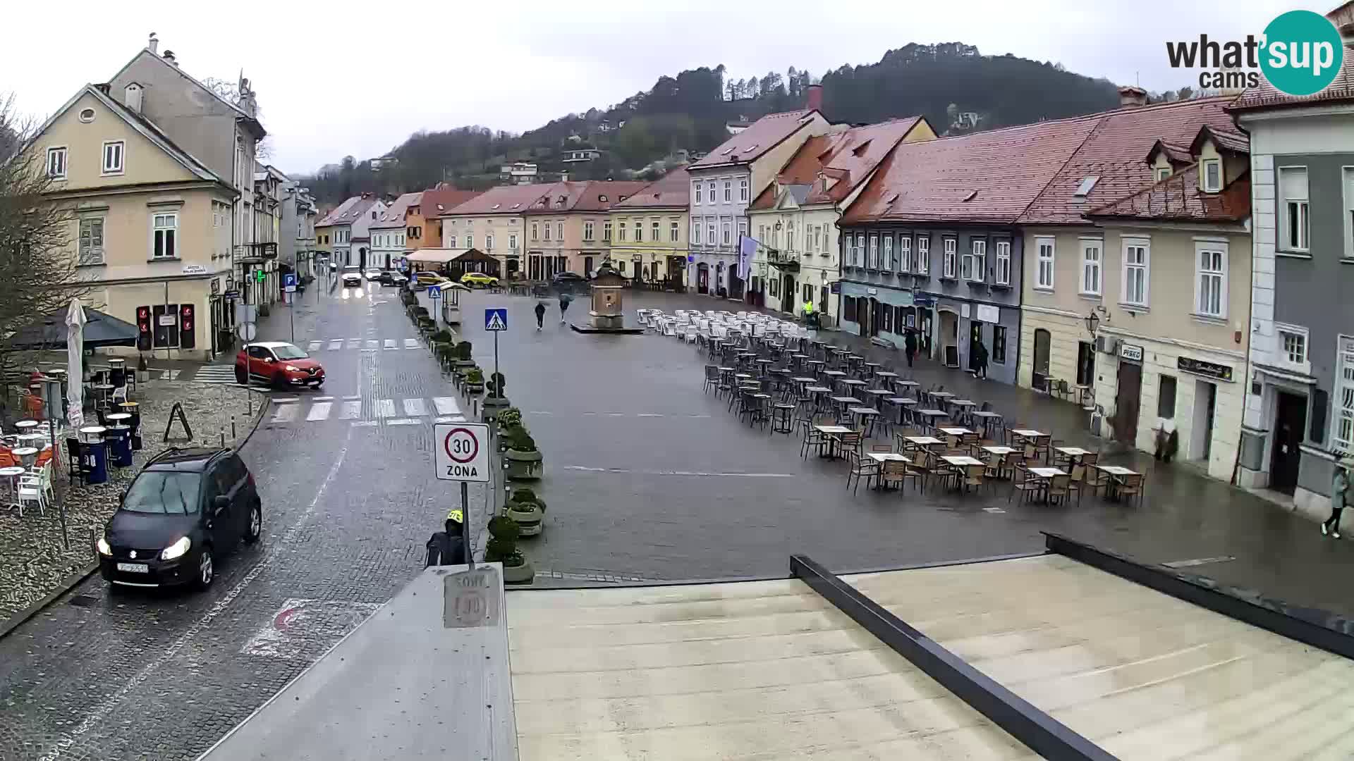 Samobor – Place centrale dédié au roi Tomislav