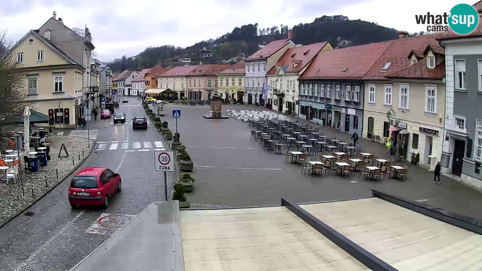 Samobor – Place centrale dédié au roi Tomislav