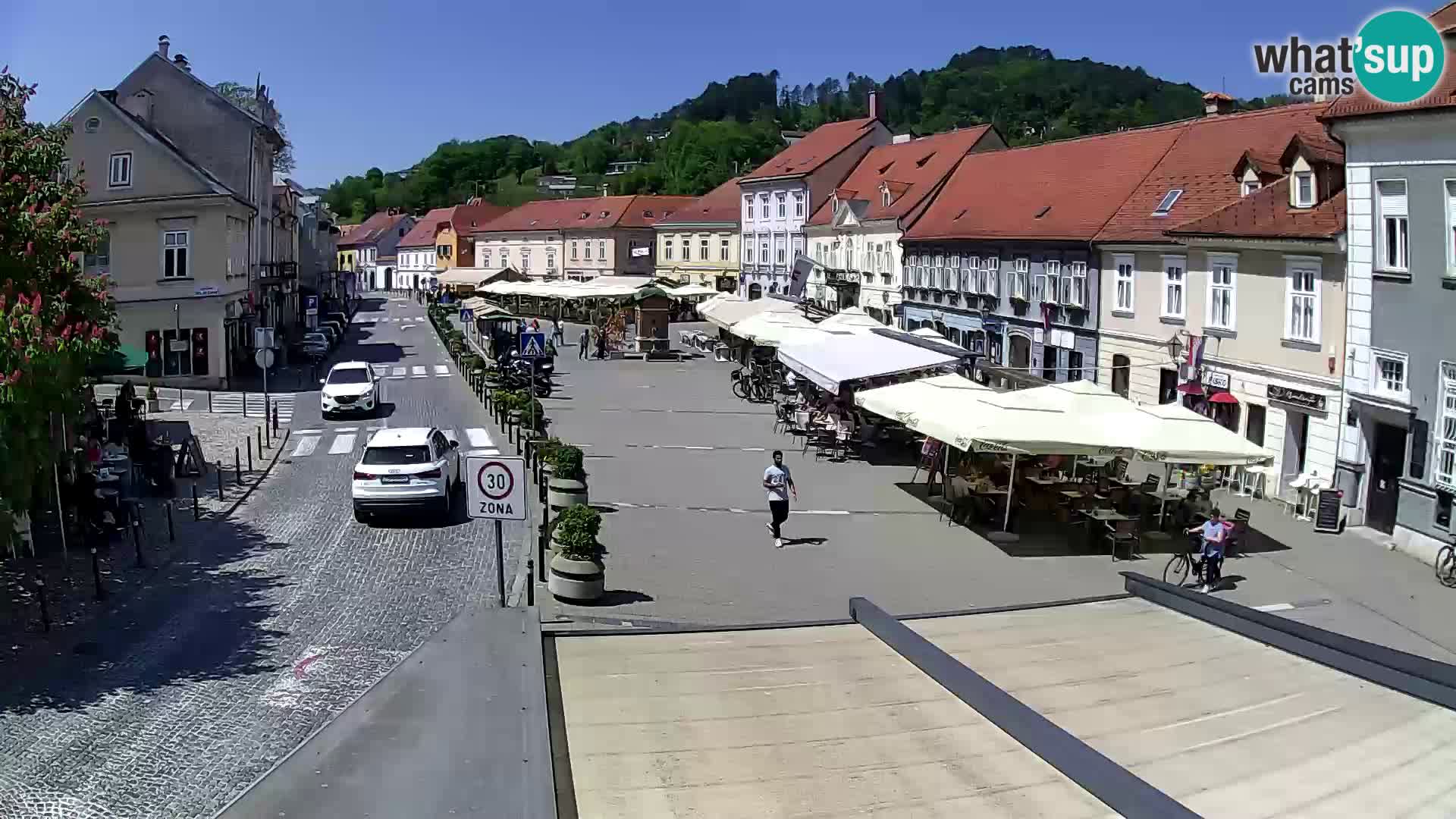 Samobor – Place centrale dédié au roi Tomislav