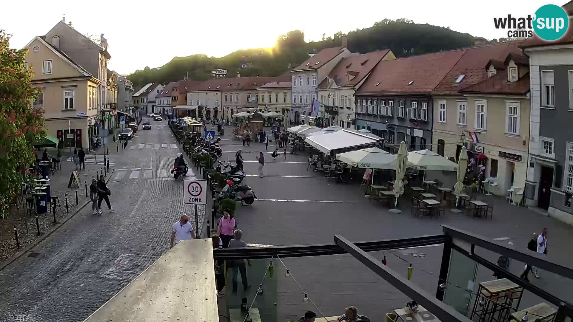 Samobor – Place centrale dédié au roi Tomislav