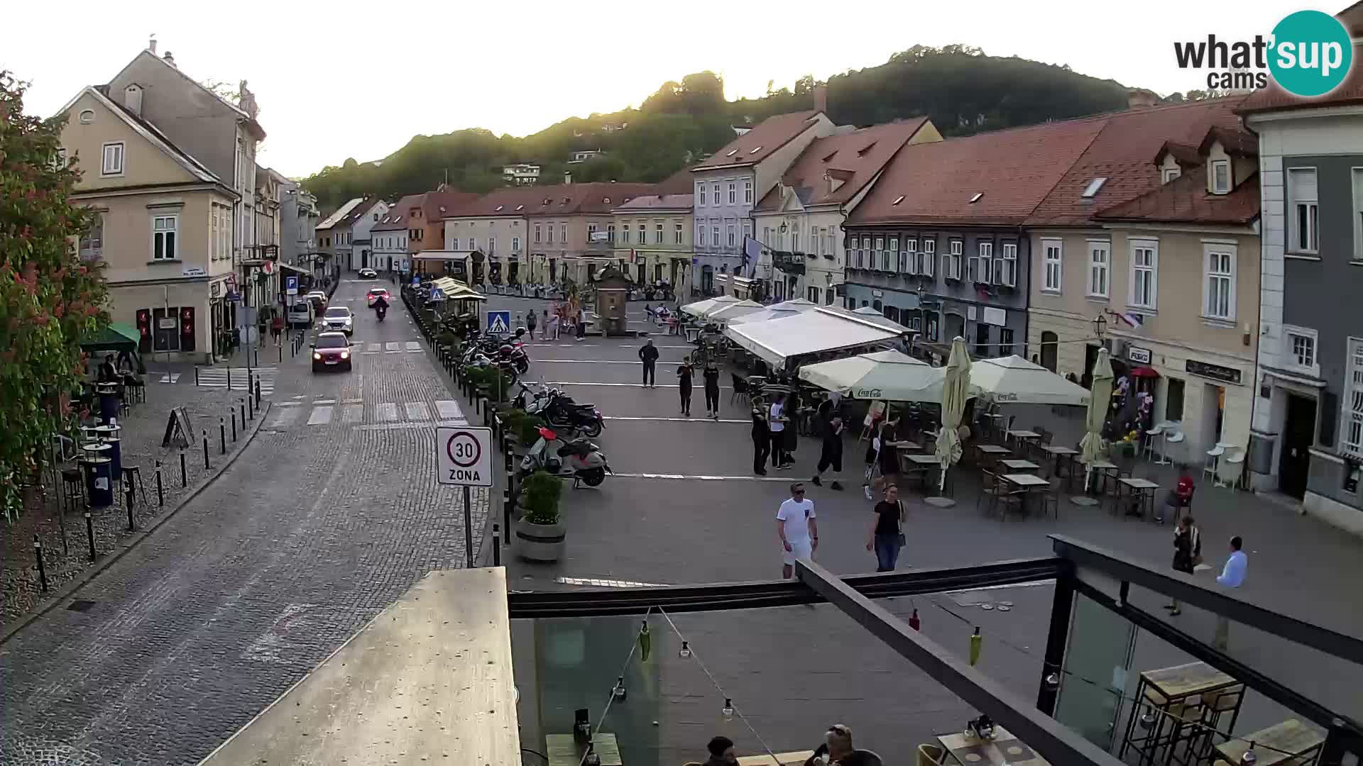 Samobor – Place centrale dédié au roi Tomislav