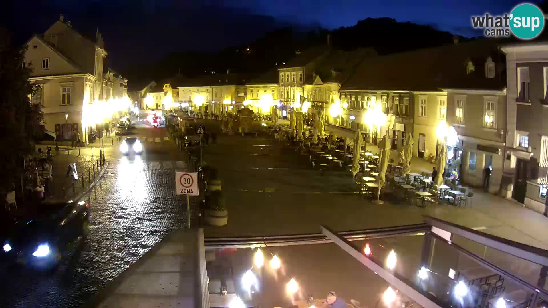 Samobor – Place centrale dédié au roi Tomislav
